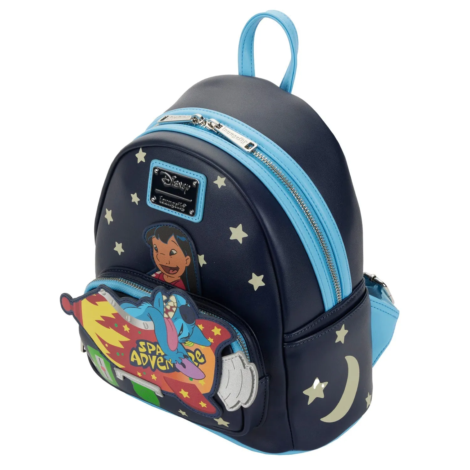 Loungefly x Disney Lilo and Stitch Space Adventure Mini Backpack