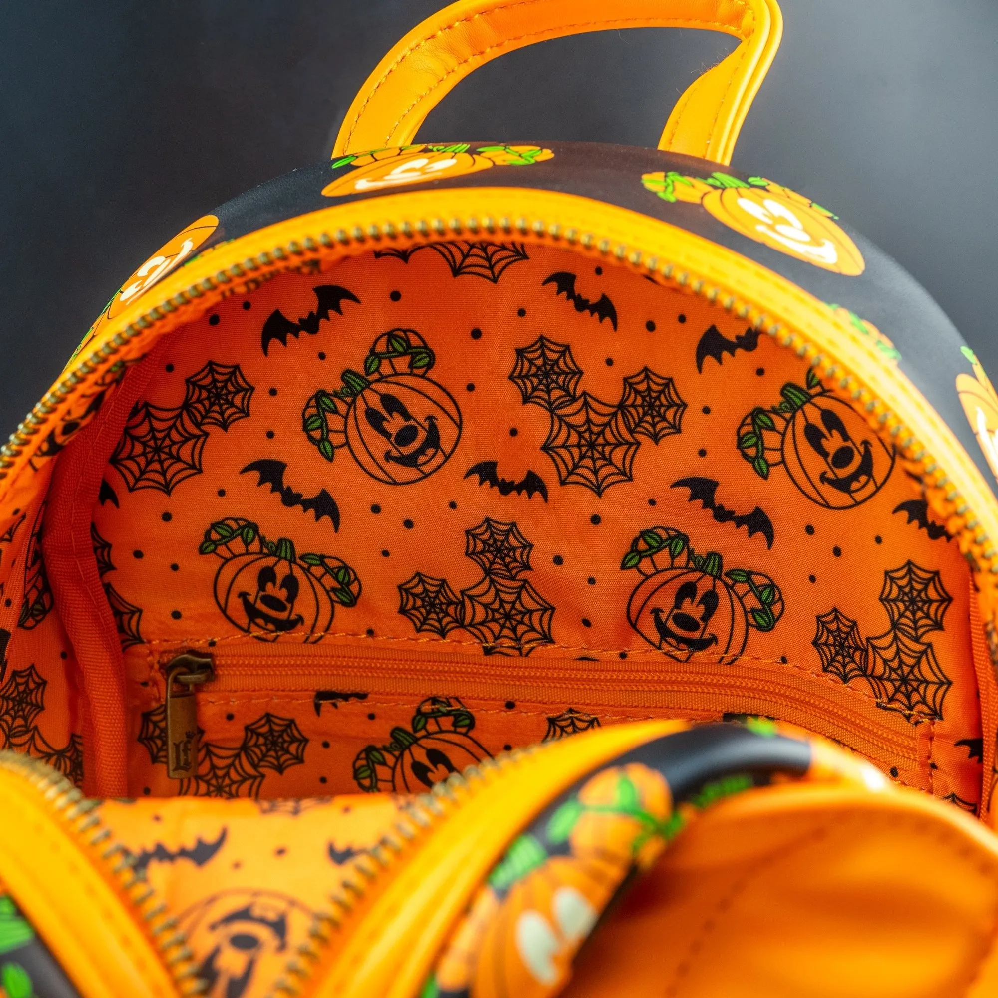 Loungefly x Disney Mick-O-Lantern Pumpkin Mini Backpack