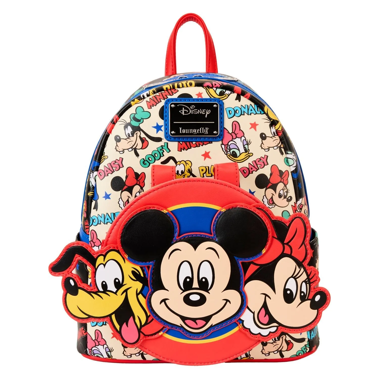 Loungefly x Disney Mickey And Friends Classic Ear Holder Mini Backpack Combo