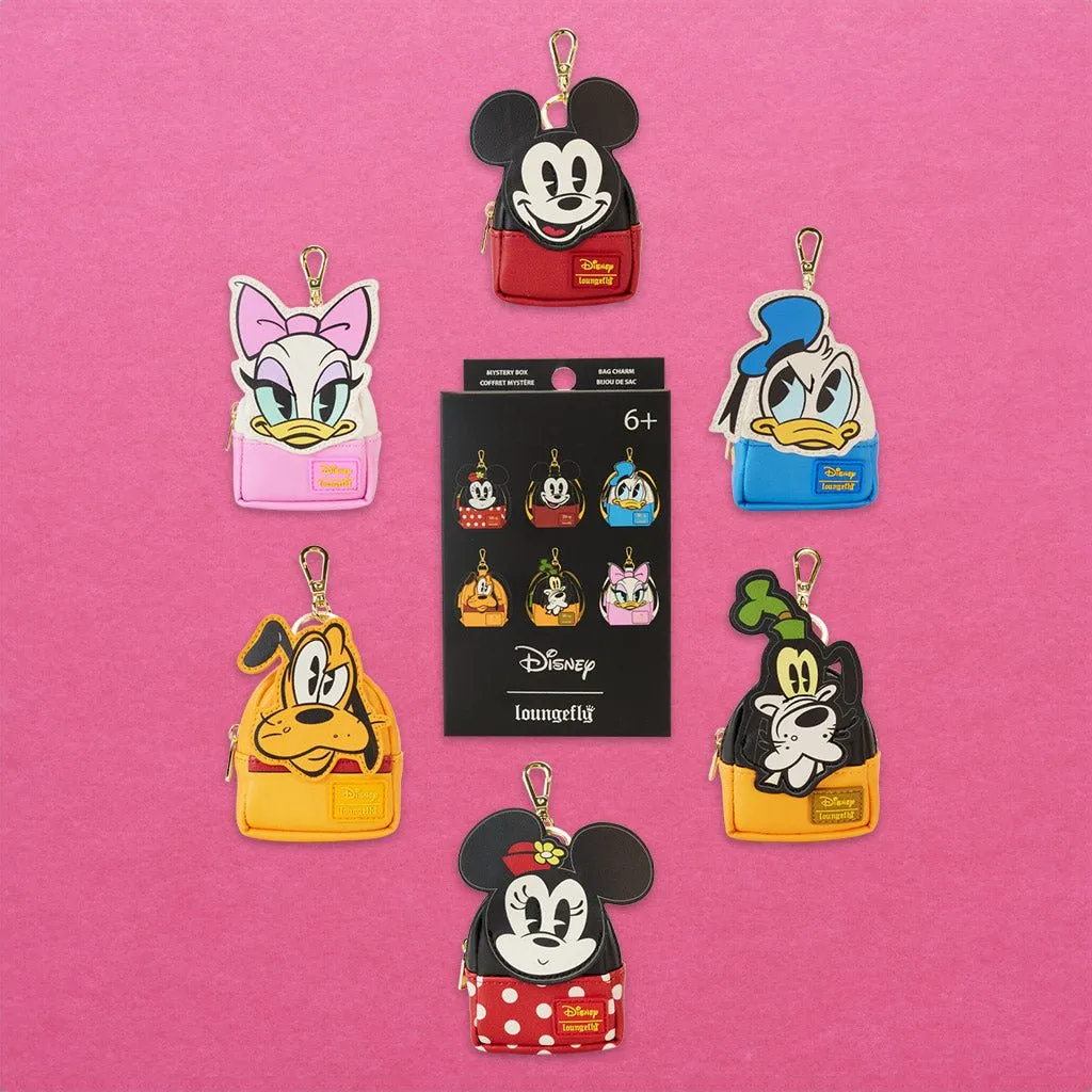 Loungefly x Disney Mickey and Friends Mini Backpack Mystery Bag Clip Charm