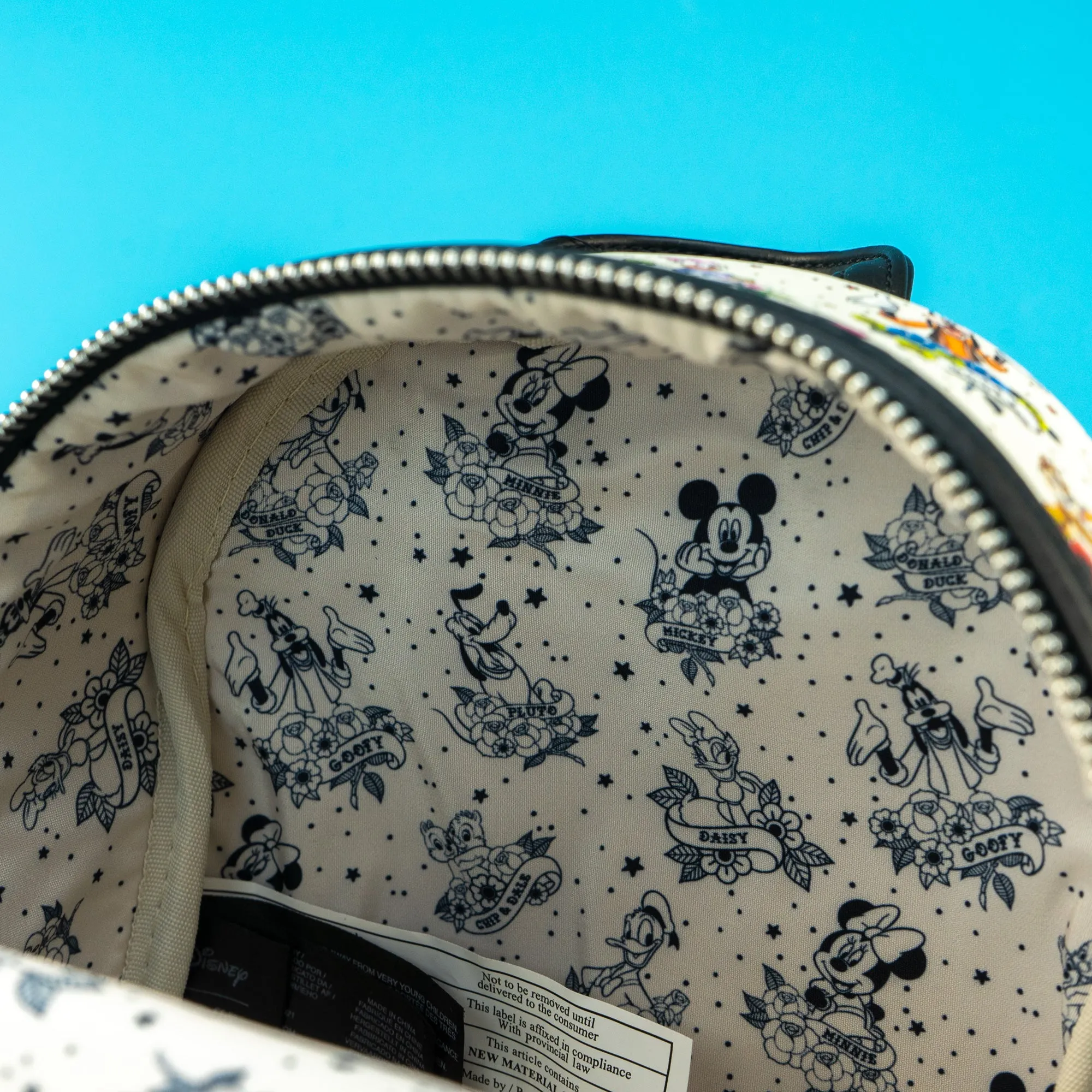 Loungefly x Disney Mickey and Friends Tattoo Mini Backpack
