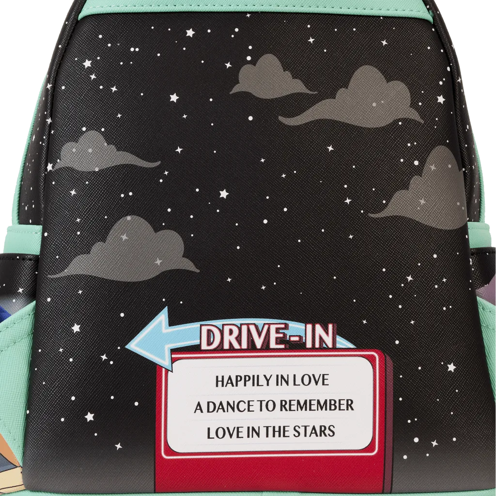 Loungefly X Disney Mickey And Minnie Date Night Drive-In Mini Backpack