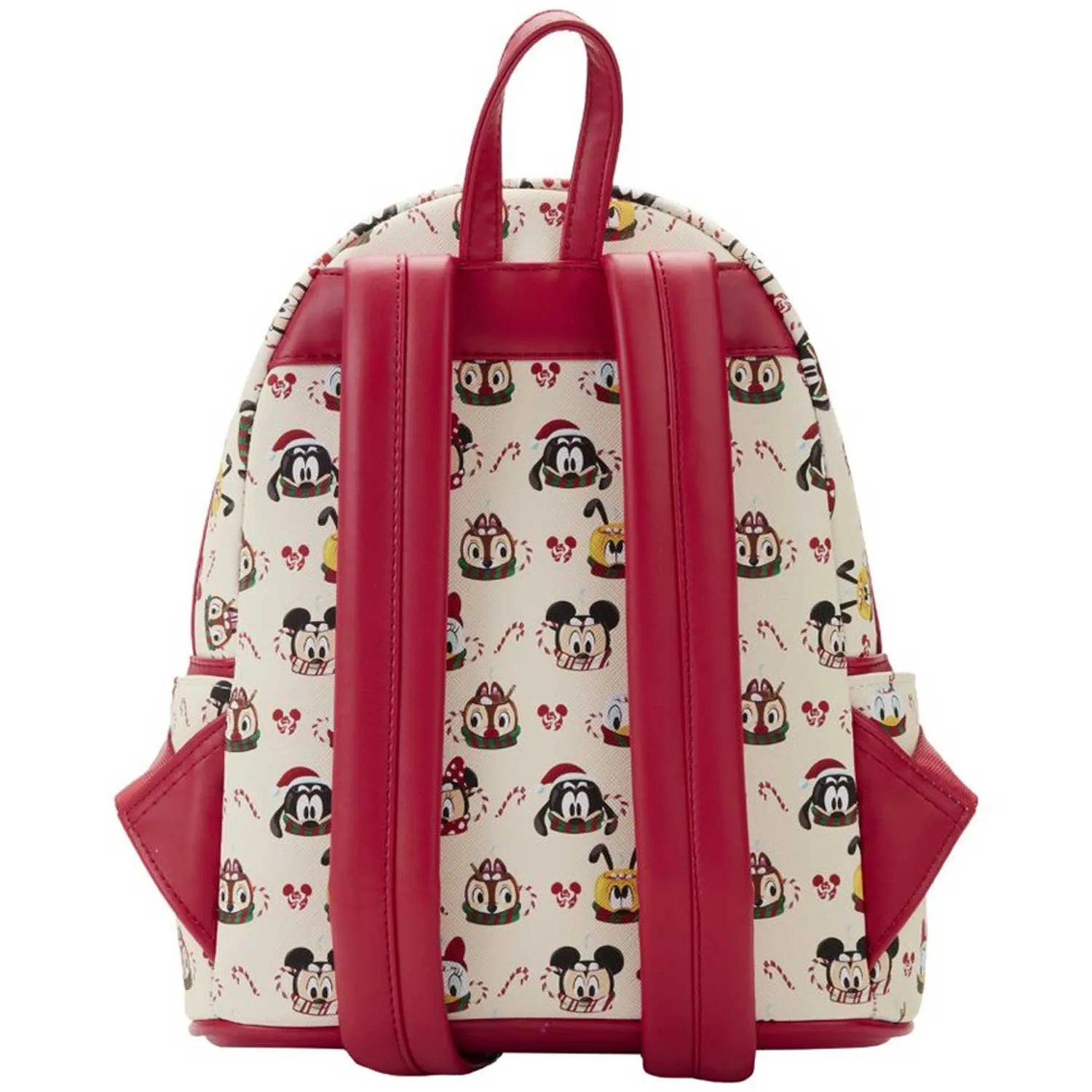 Loungefly x Disney Mickey and Minnie Hot Cocoa AOP Mini Backpack with Headband Combo
