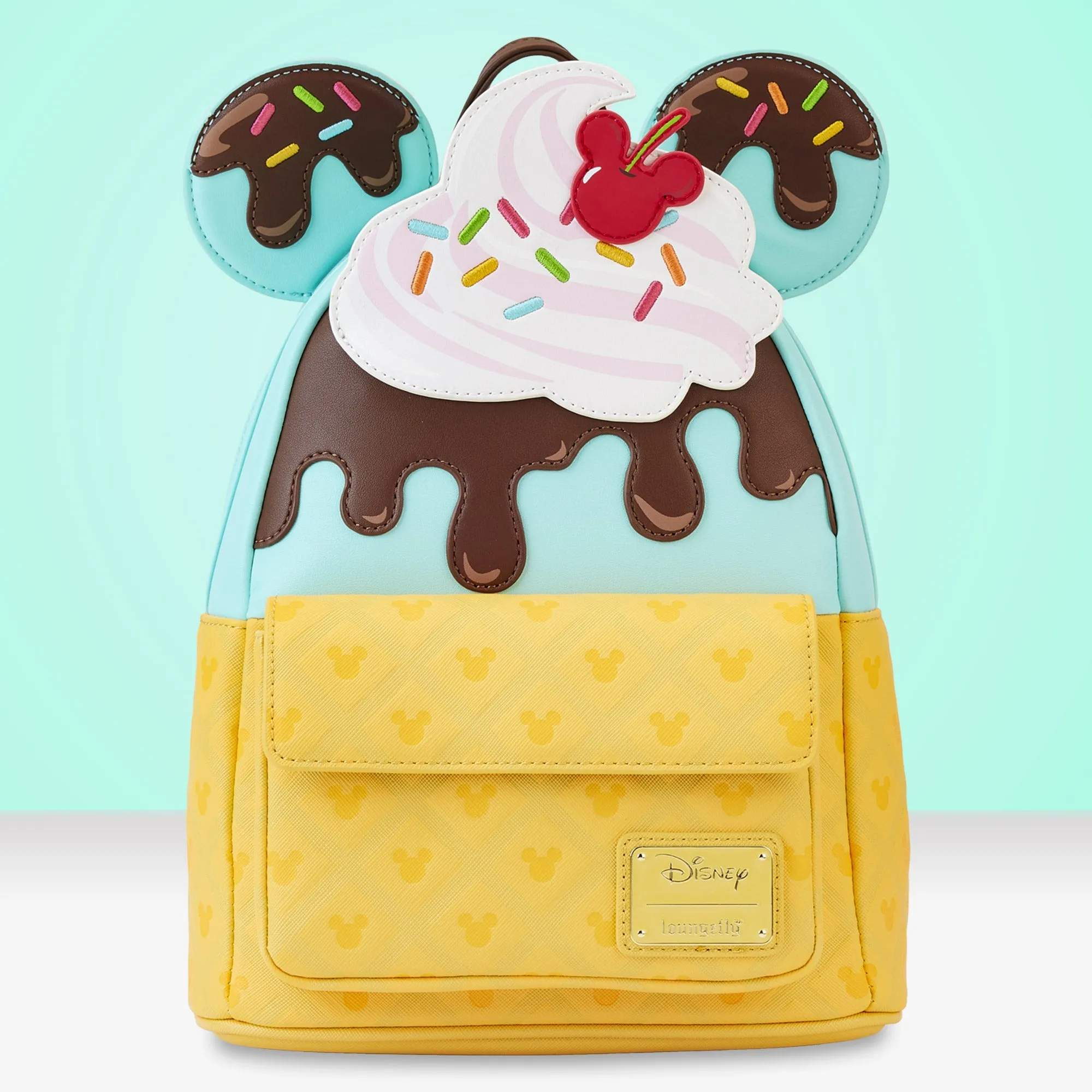 Loungefly x Disney Mickey Mouse Sweet Treats Ice Cream Mini Backpack