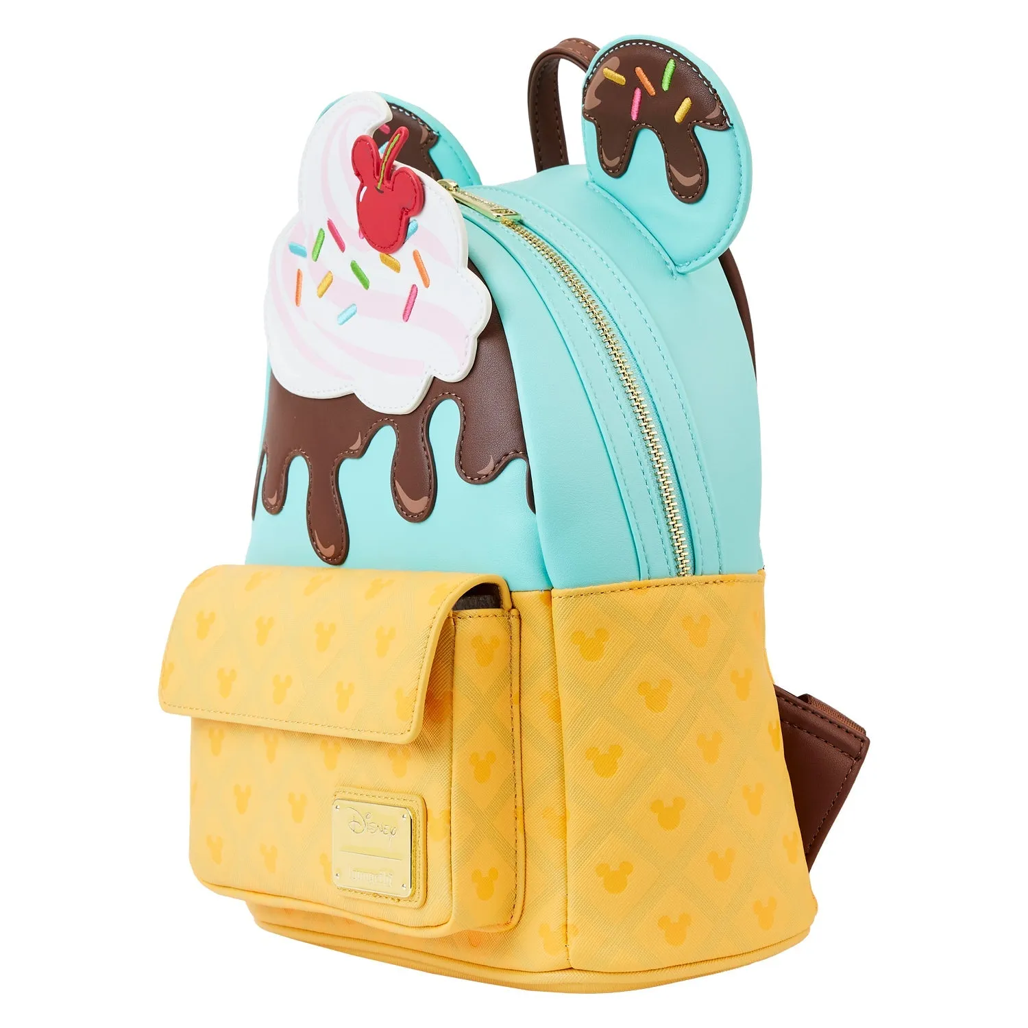 Loungefly x Disney Mickey Mouse Sweet Treats Ice Cream Mini Backpack