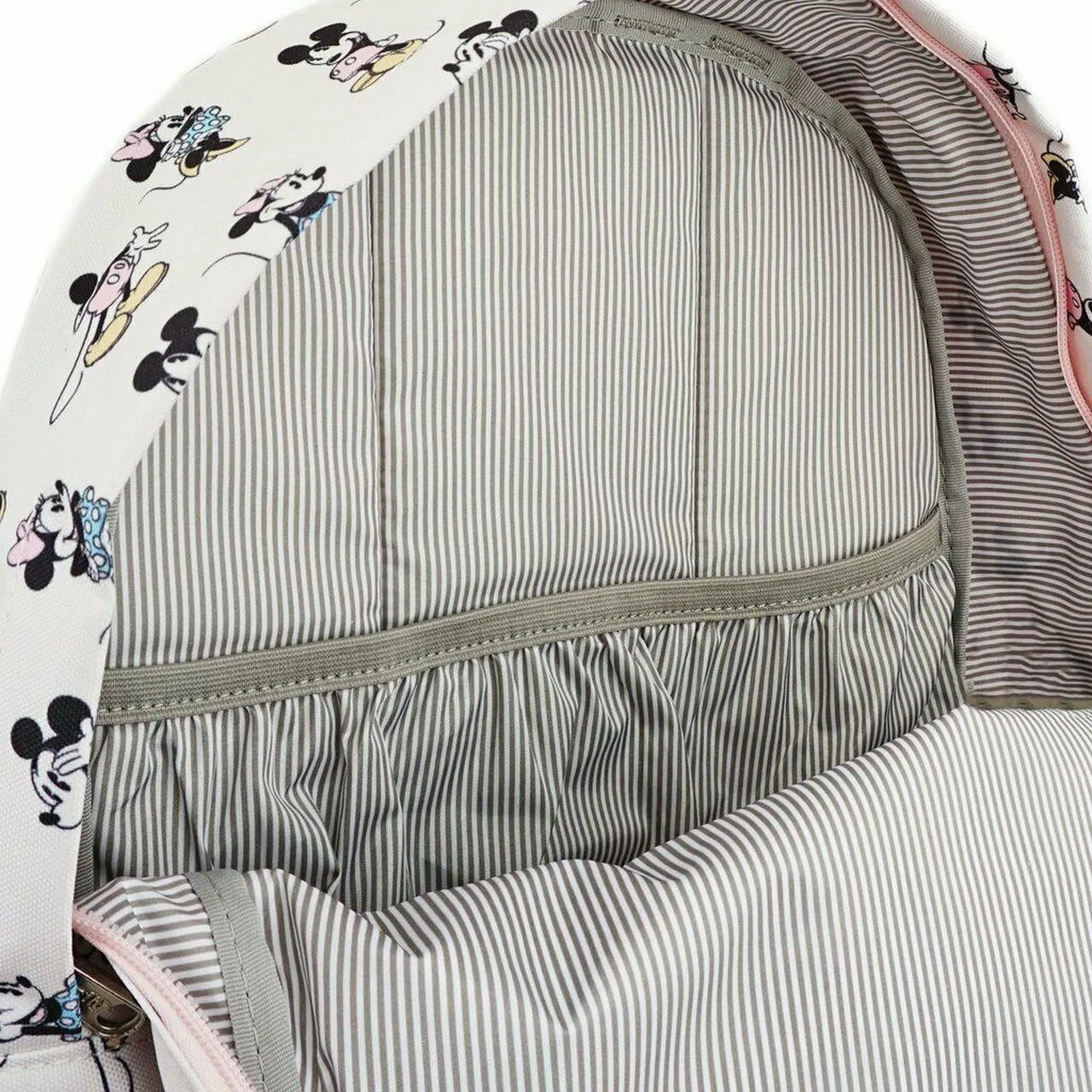 Loungefly X Disney Minnie & Mickey Pastel Nylon Backpack