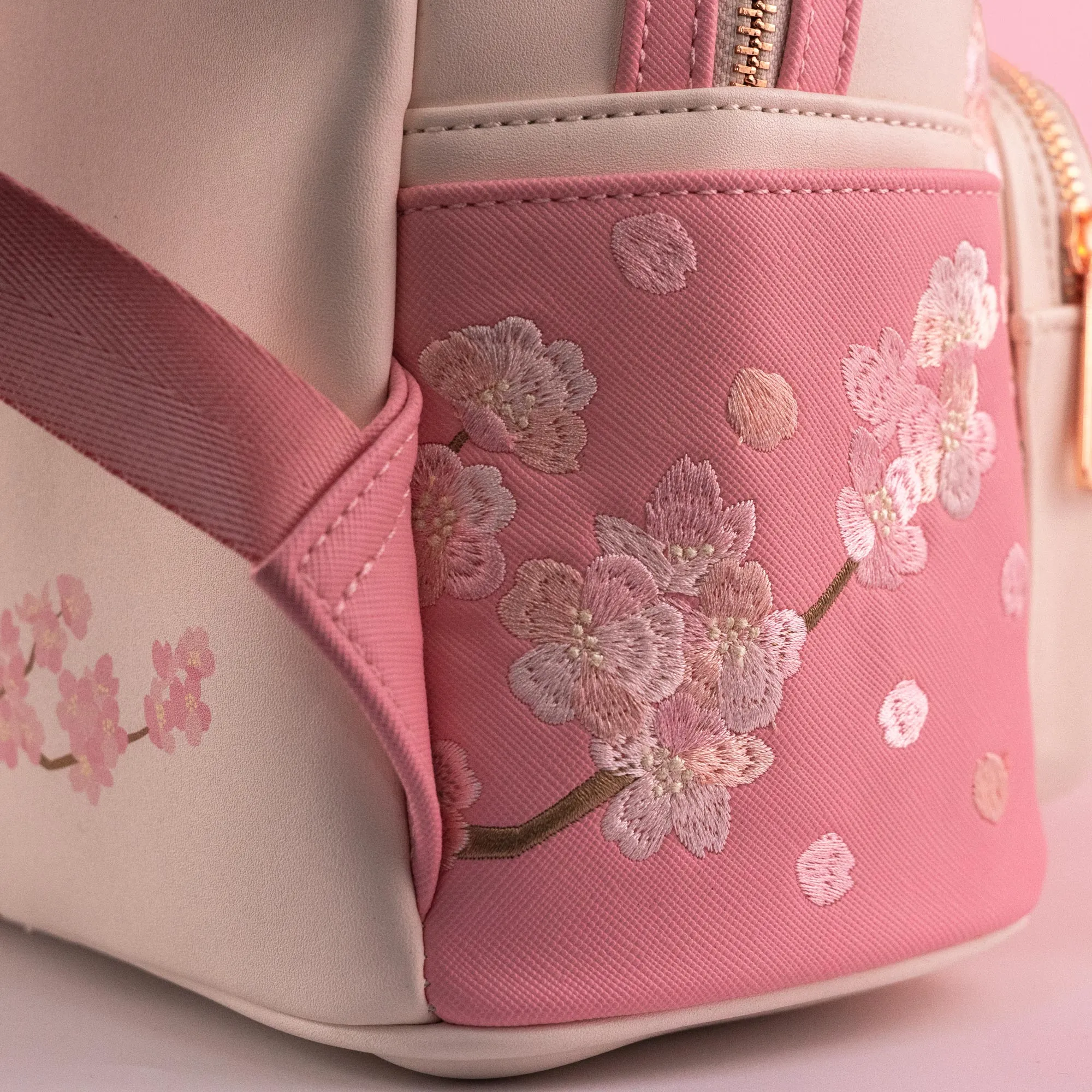 Loungefly x Disney Minnie Mouse Cherry Blossom Cosplay Mini Backpack