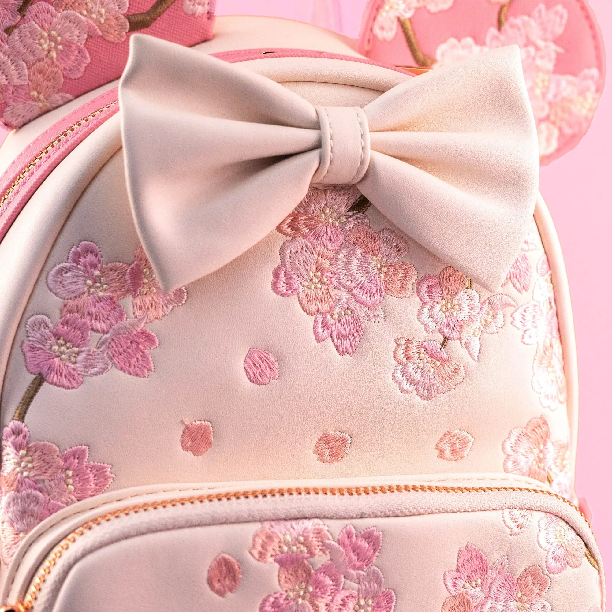 Loungefly x Disney Minnie Mouse Cherry Blossom Cosplay Mini Backpack