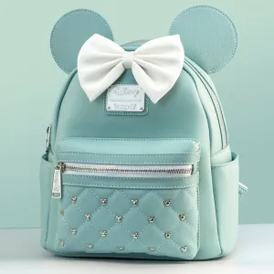 Loungefly x Disney Minnie Mouse Elegance Quilted Mini Backpack