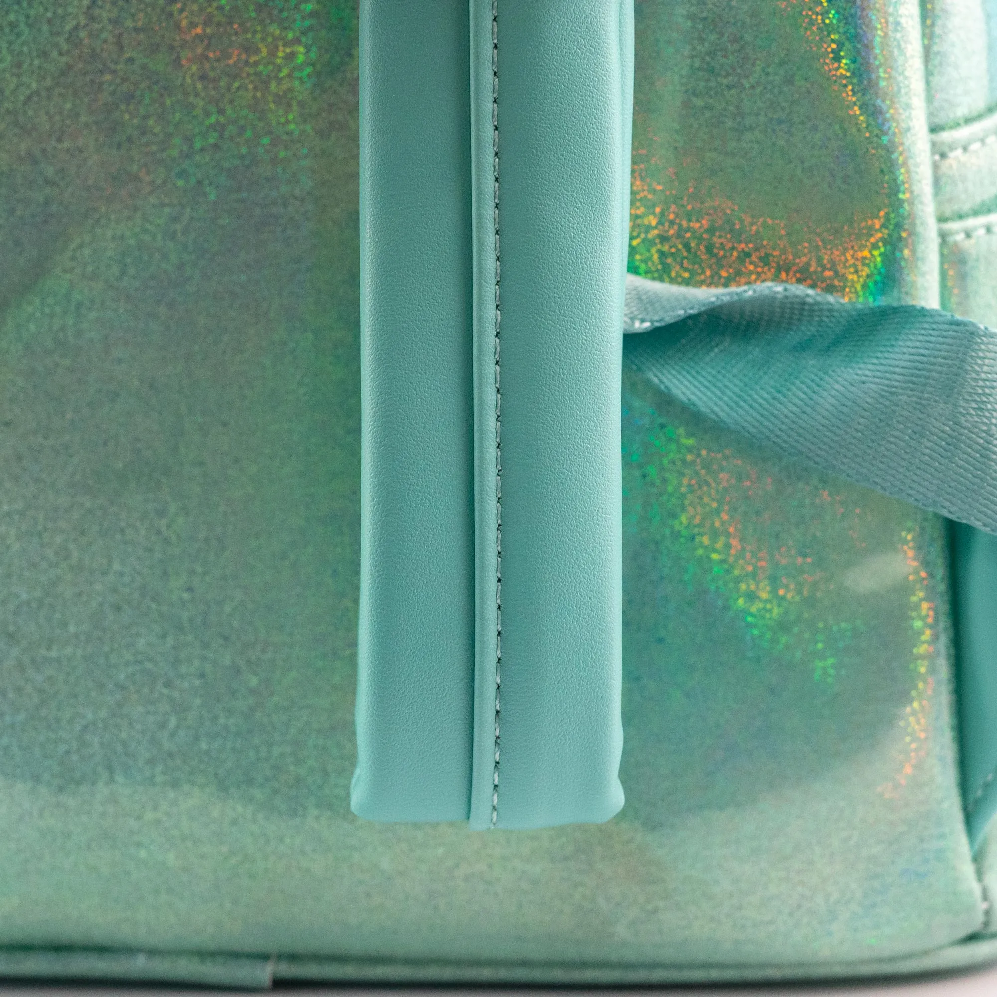 Loungefly x Disney Minnie Mouse Holographic Jade Sequin Mini Backpack