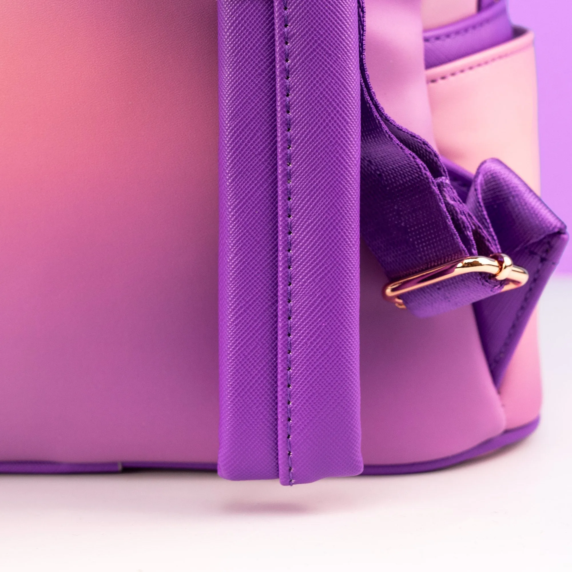 Loungefly x Disney Minnie Mouse Lavender Haze Quilted Mini Backpack