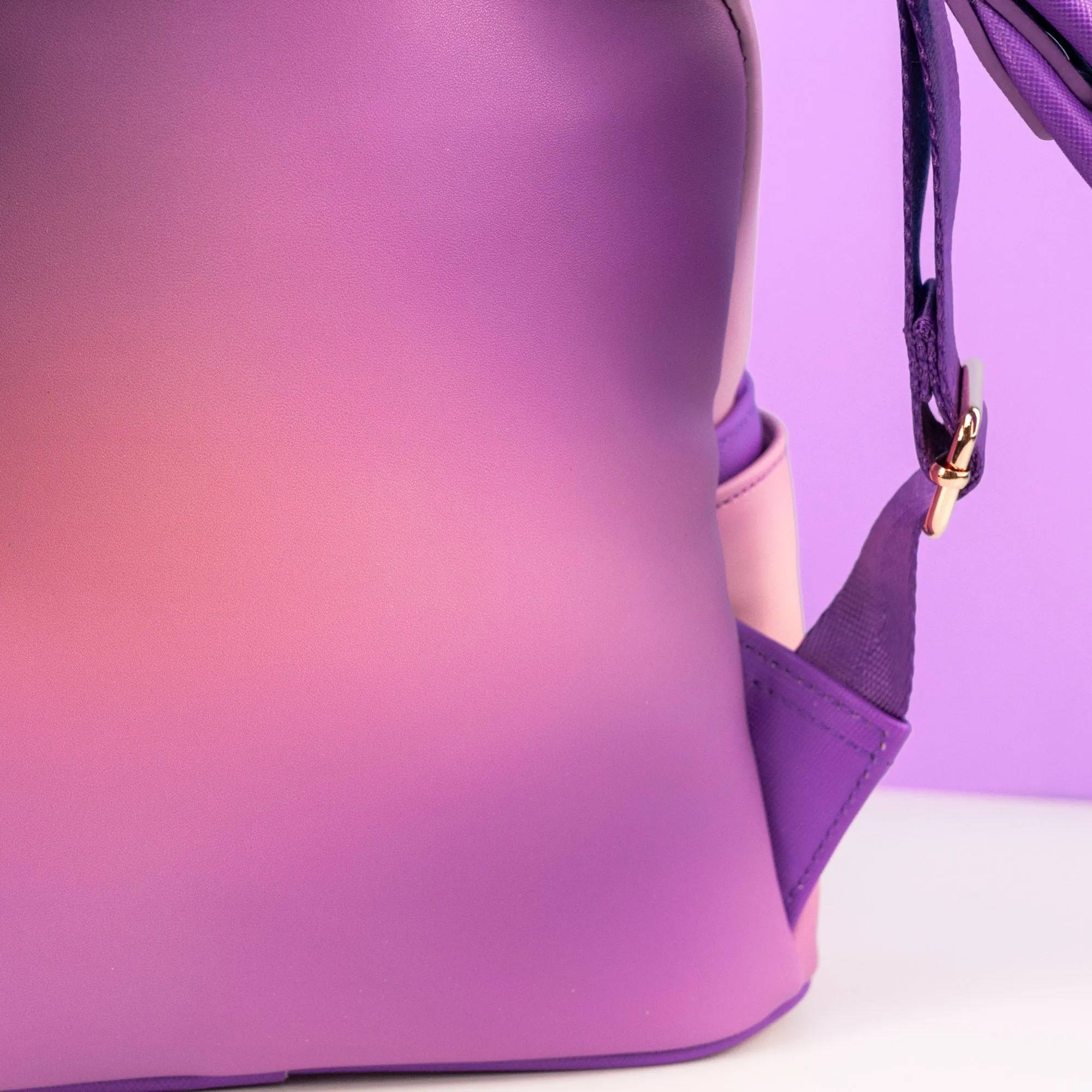 Loungefly x Disney Minnie Mouse Lavender Haze Quilted Mini Backpack