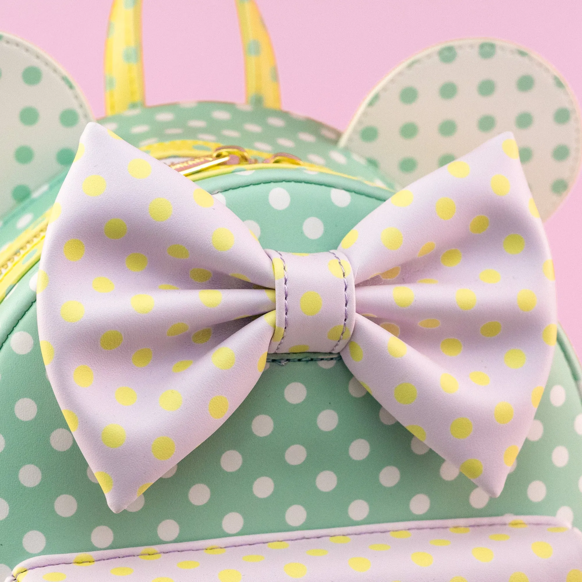 Loungefly x Disney Minnie Mouse Pastel Polka Dots Mini Backpack