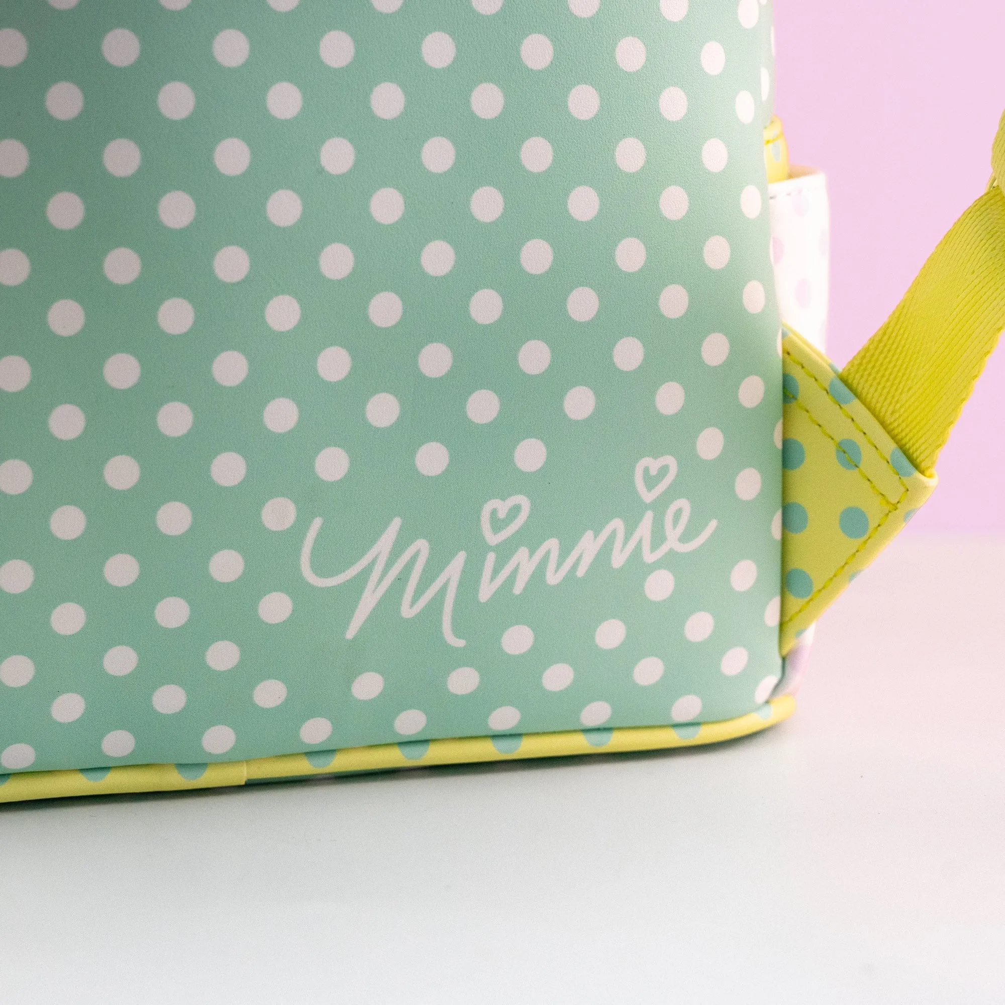 Loungefly x Disney Minnie Mouse Pastel Polka Dots Mini Backpack