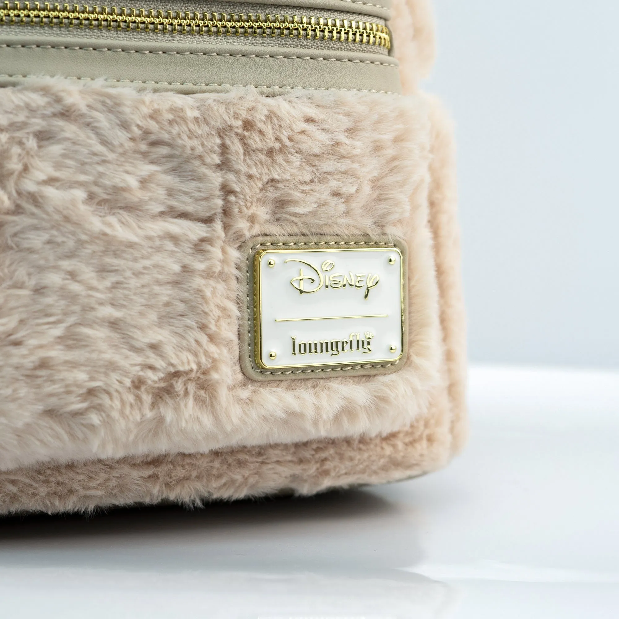 Loungefly x Disney Minnie Mouse Sherpa Cosplay Mini Backpack