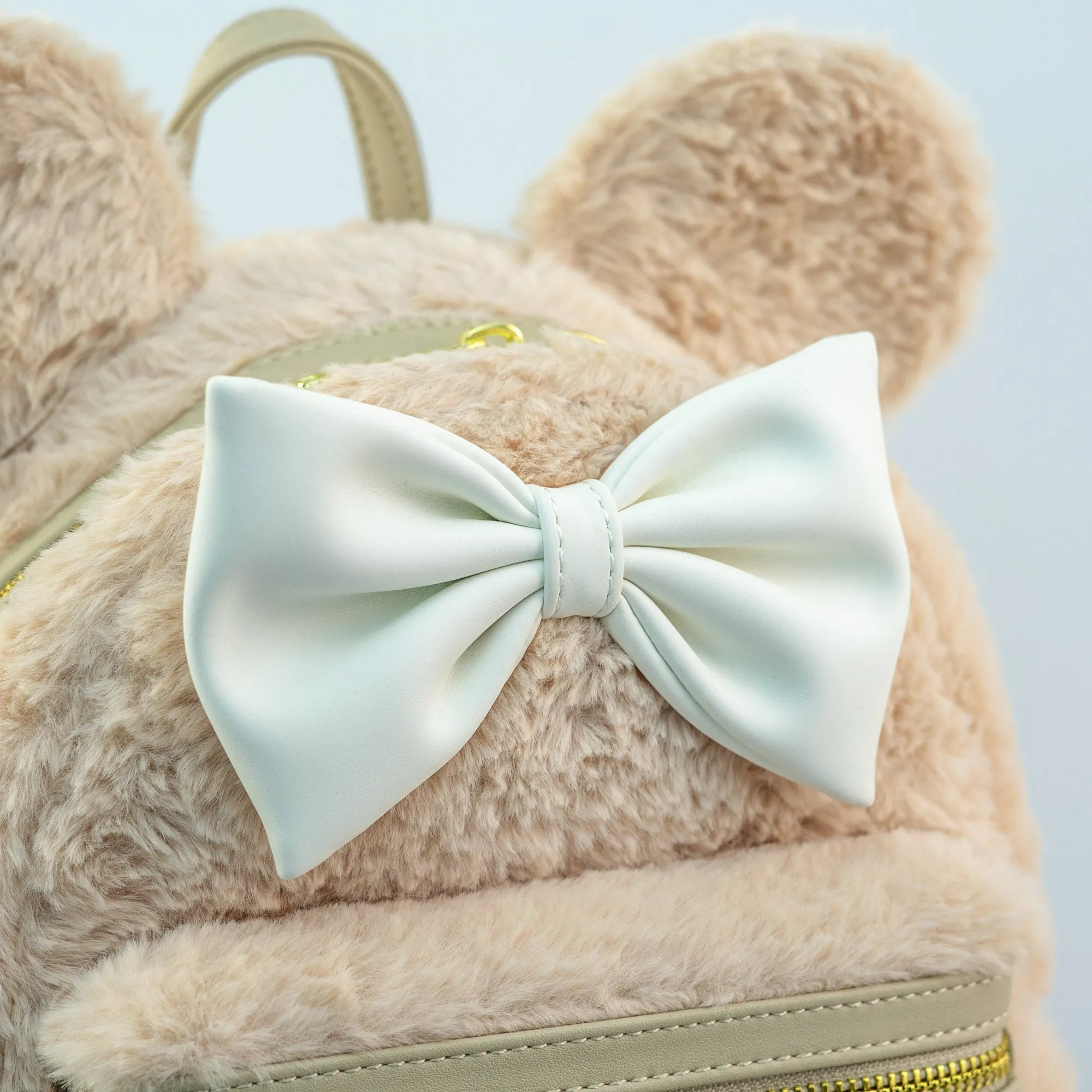 Loungefly x Disney Minnie Mouse Sherpa Cosplay Mini Backpack