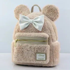 Loungefly x Disney Minnie Mouse Sherpa Cosplay Mini Backpack
