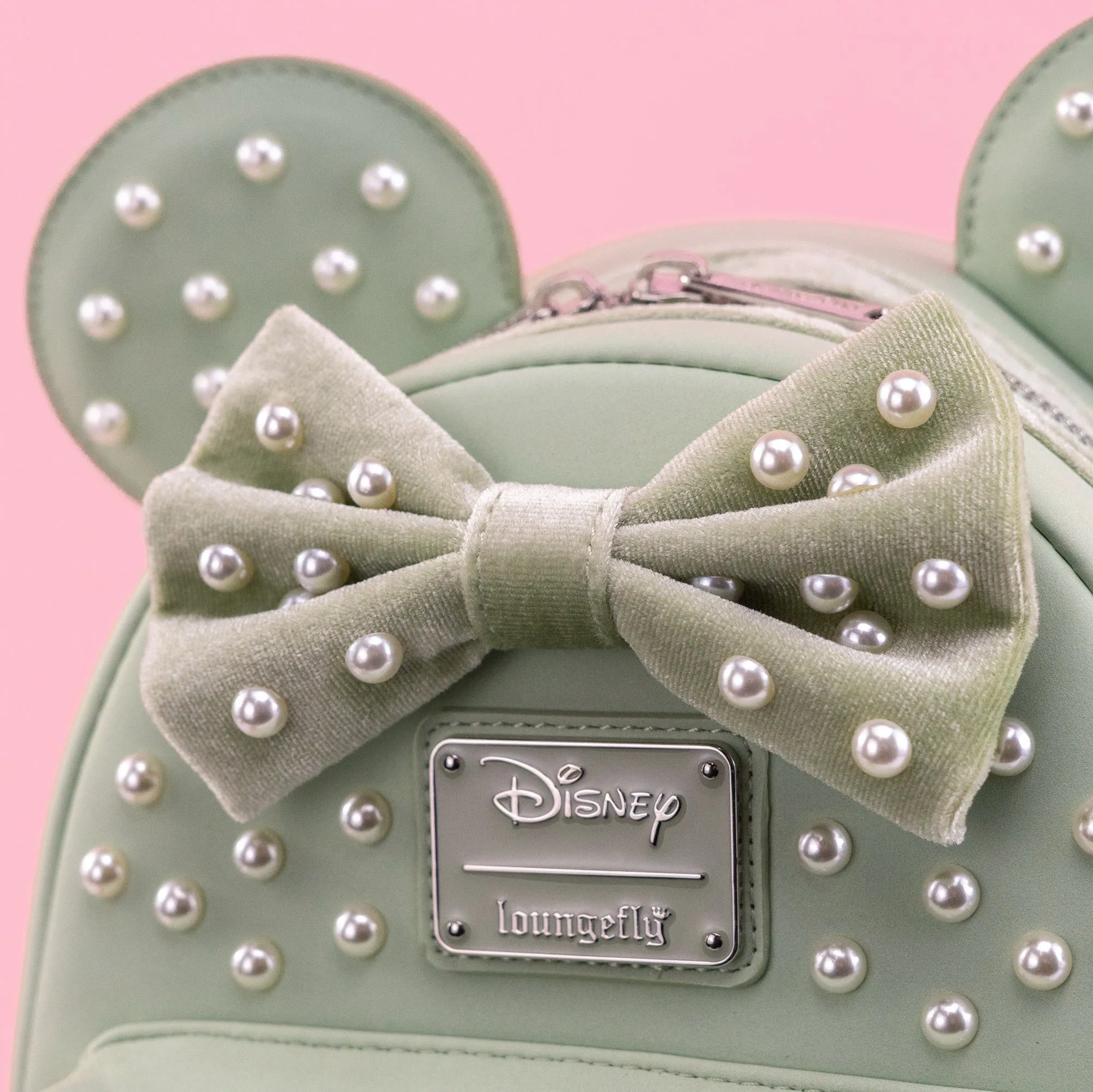 Loungefly x Disney Minnie Mouse with Pearls Mini Backpack