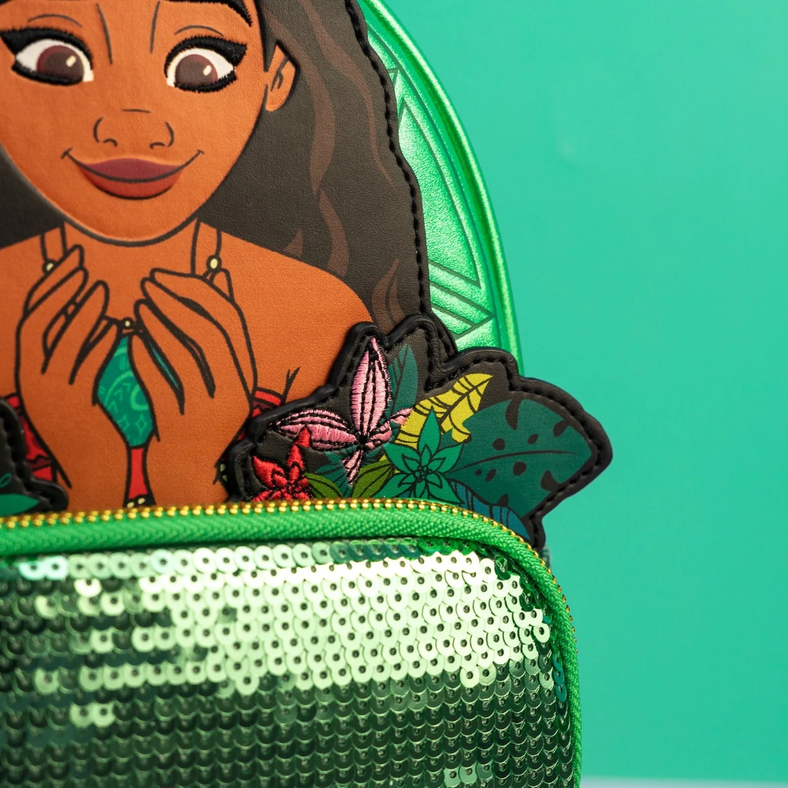 Loungefly x Disney Moana Sequin Mini Backpack