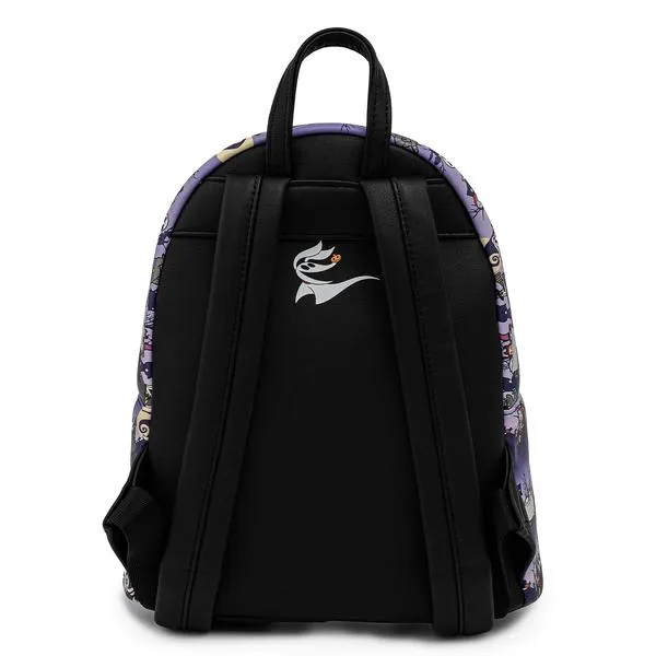 Loungefly x Disney Nightmare Before Christmas All Over Print Mini Backpack