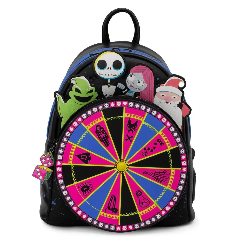 Loungefly x Disney Nightmare Before Christmas Oogie Boogie Wheel Mini Backpack