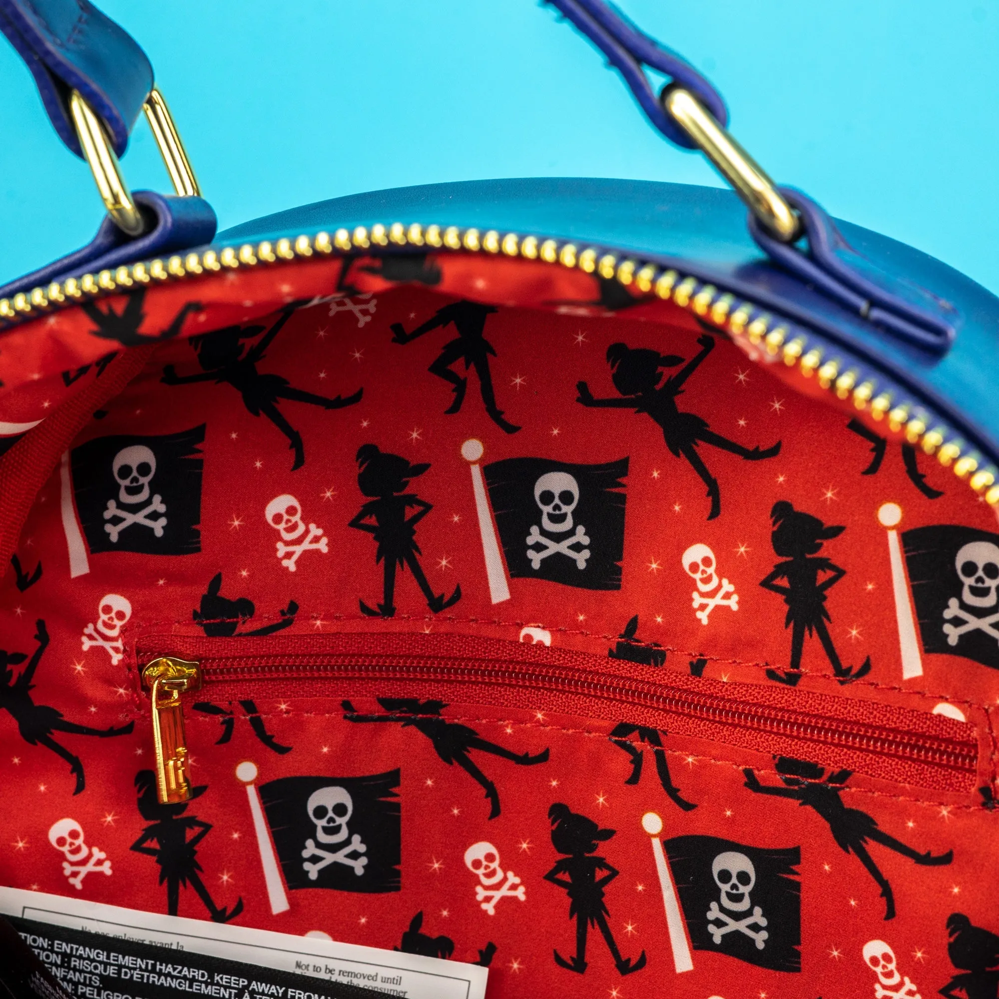 Loungefly x Disney Peter Pan, Captain Hook and Tinkerbell Moon Scene Mini Backpack