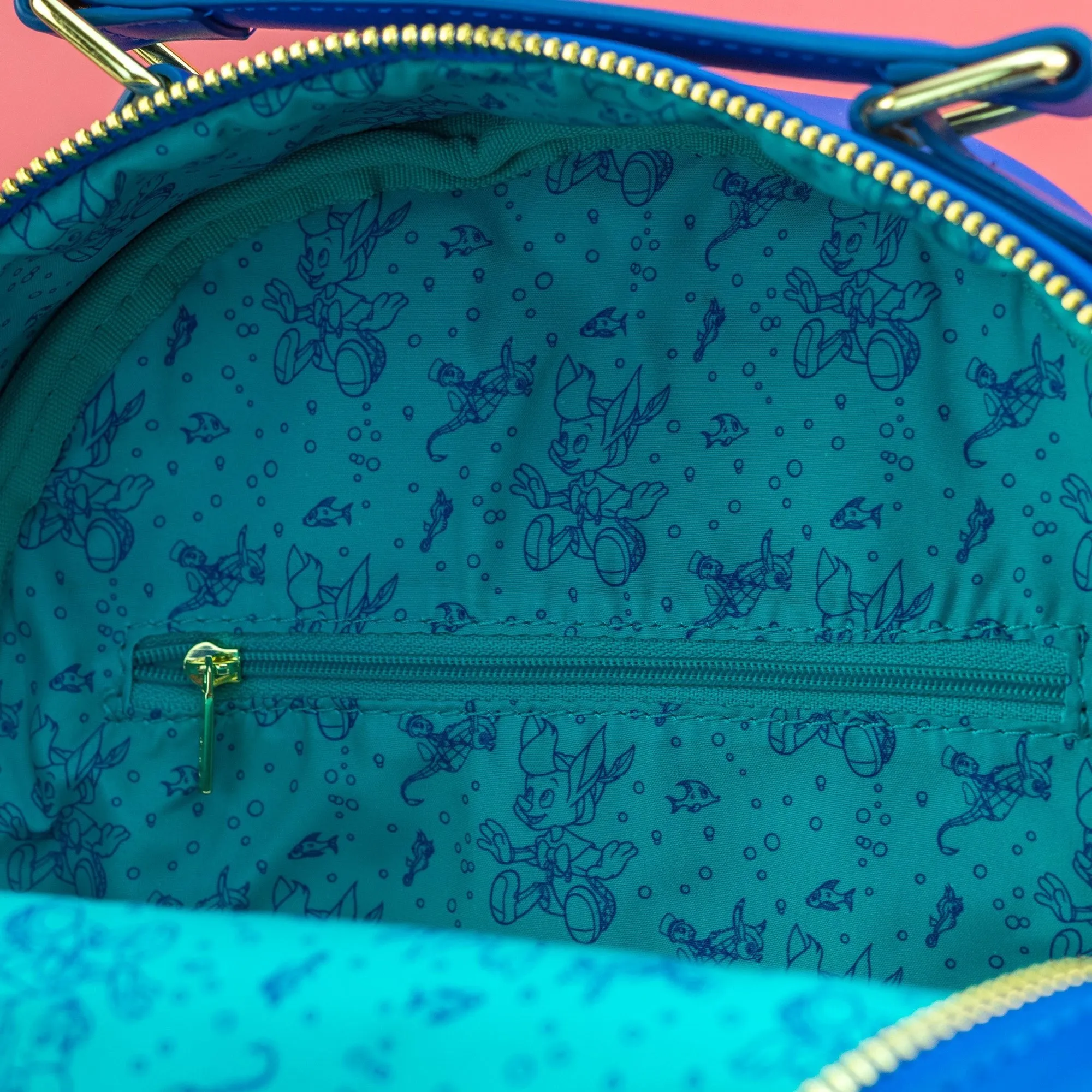 Loungefly x Disney Pinocchio Sea Mini Backpack