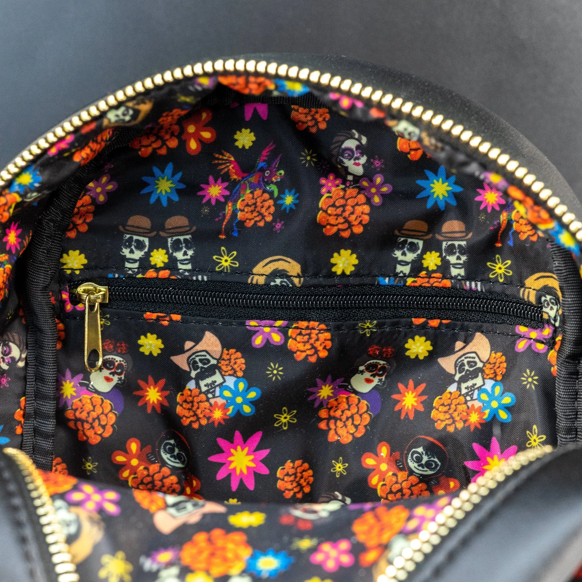 Loungefly x Disney Pixar Coco Remember Me Floral Mini Backpack