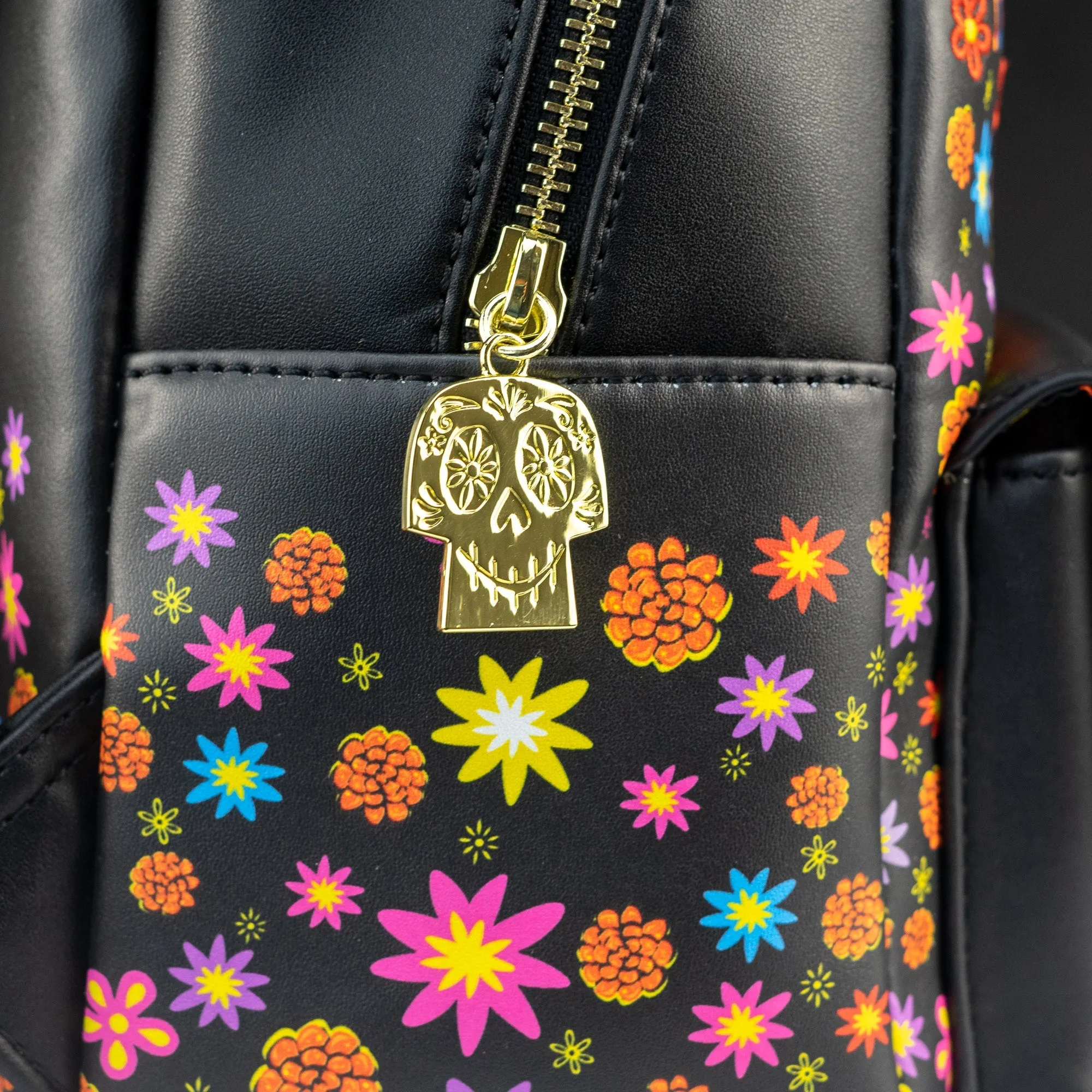 Loungefly x Disney Pixar Coco Remember Me Floral Mini Backpack