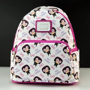 Loungefly x Disney Pixar The Incredibles Edna No Capes Print Mini Backpack