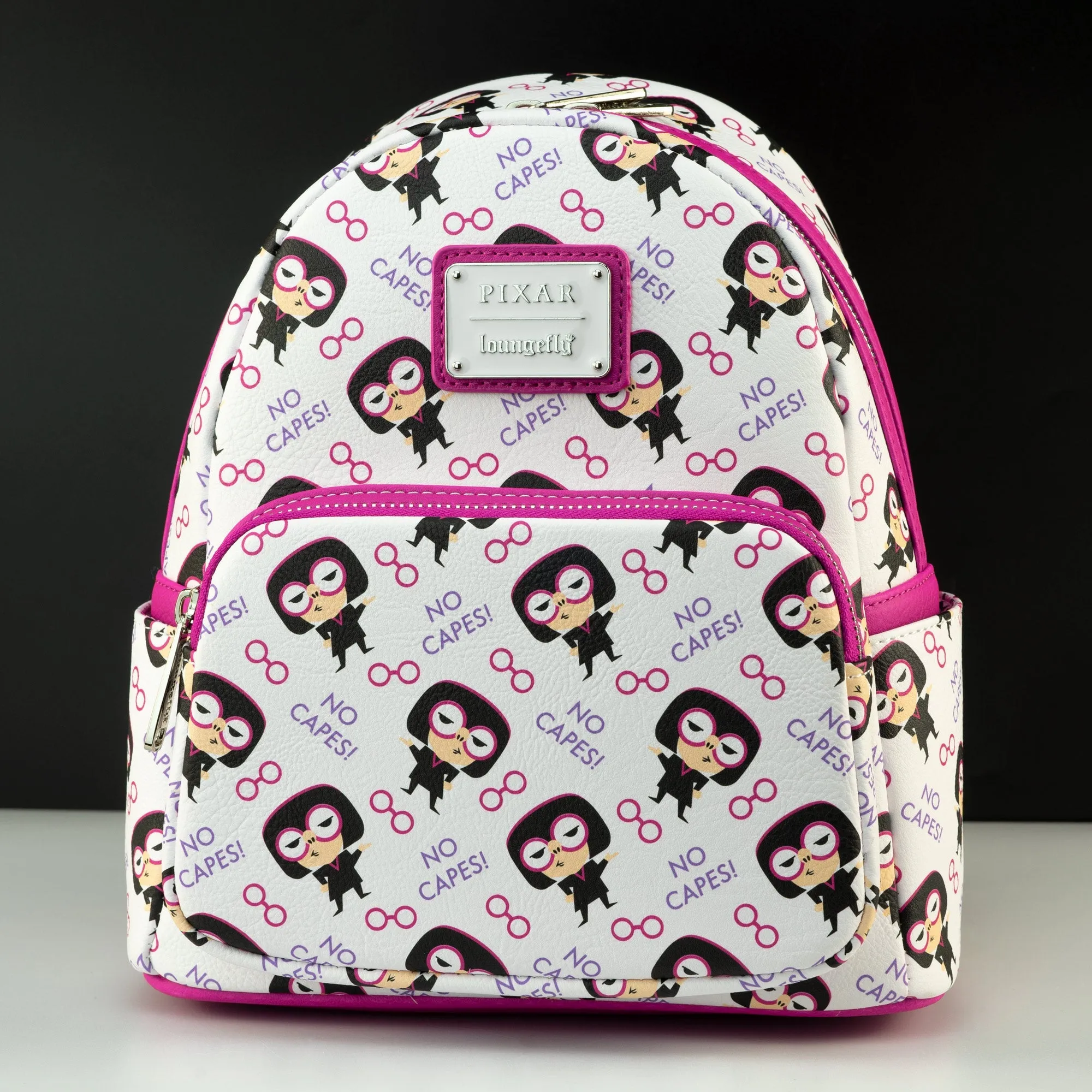 Loungefly x Disney Pixar The Incredibles Edna No Capes Print Mini Backpack