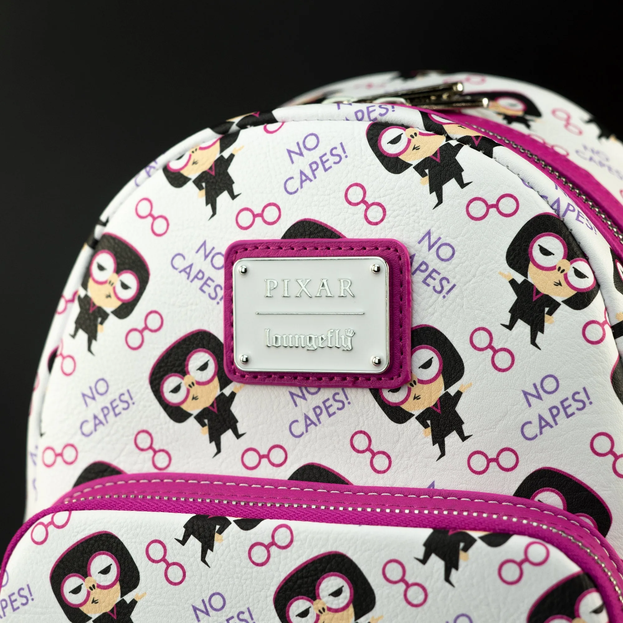 Loungefly x Disney Pixar The Incredibles Edna No Capes Print Mini Backpack