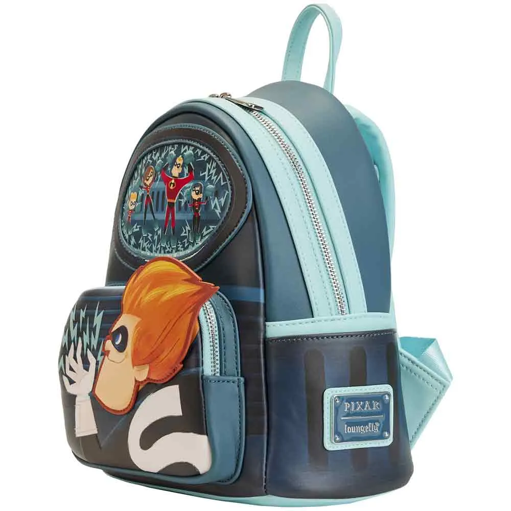 Loungefly x Disney Pixar The Incredibles Syndrome Mini Backpack