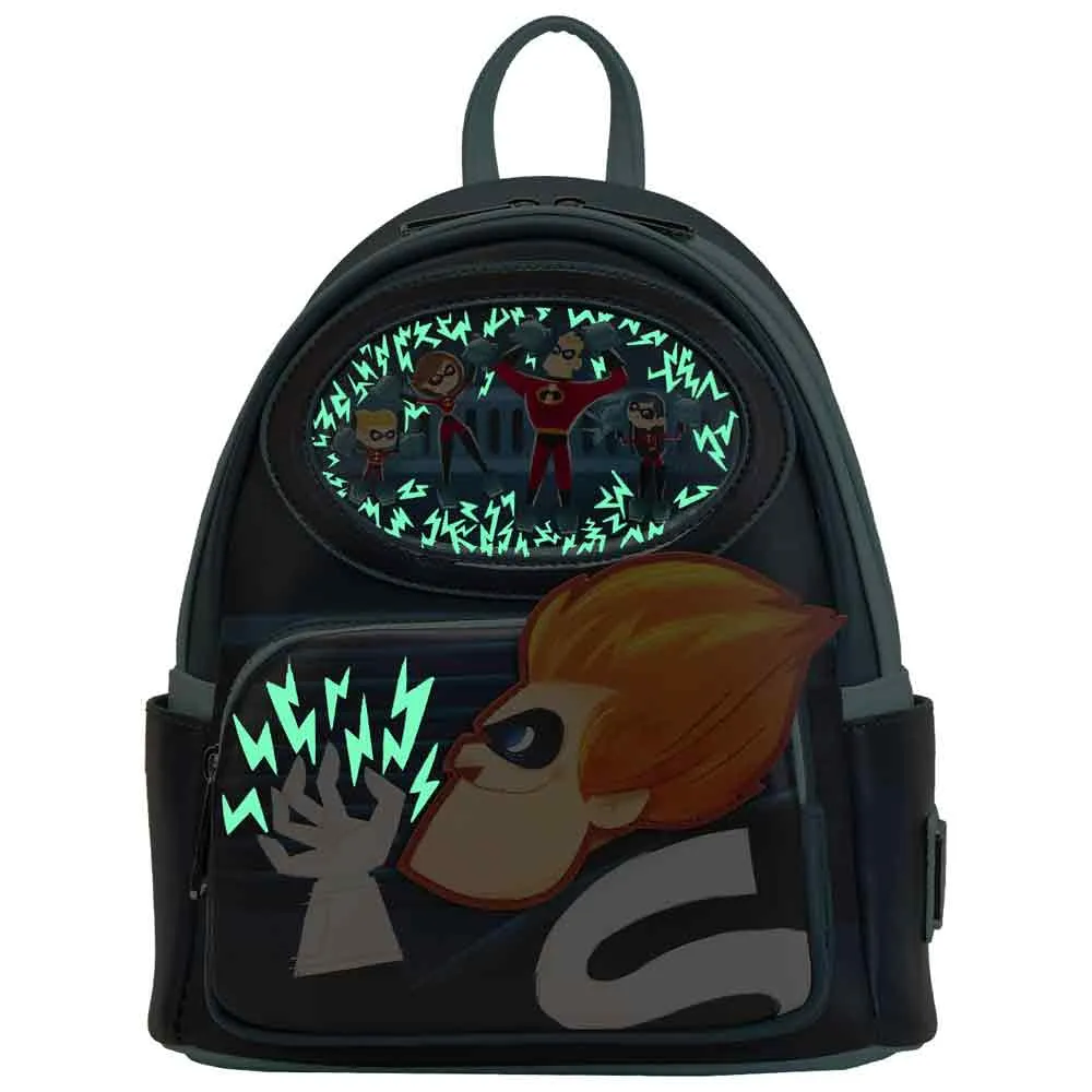 Loungefly x Disney Pixar The Incredibles Syndrome Mini Backpack