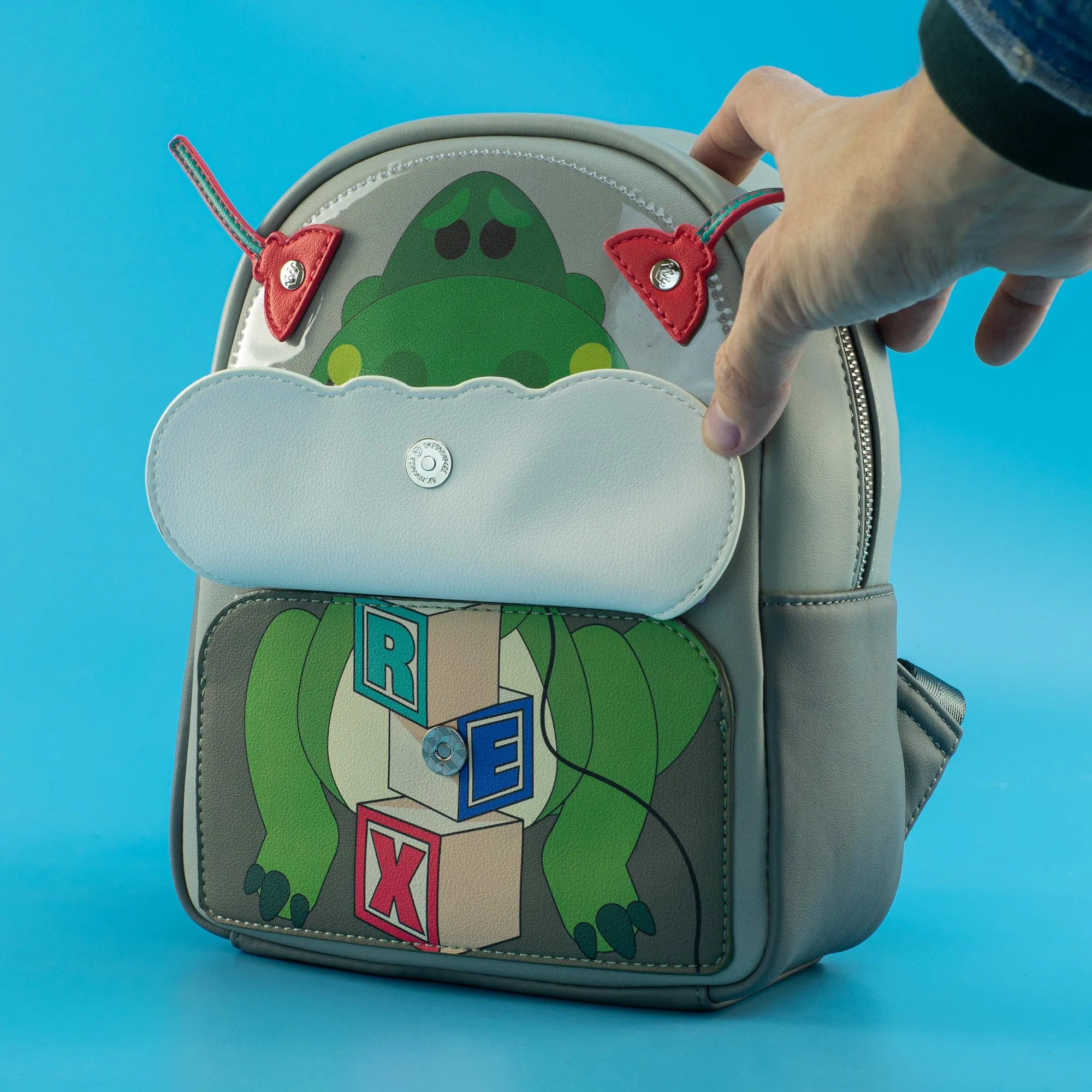 Loungefly x Disney Pixar Toy Story Gamer Rex Mini Backpack