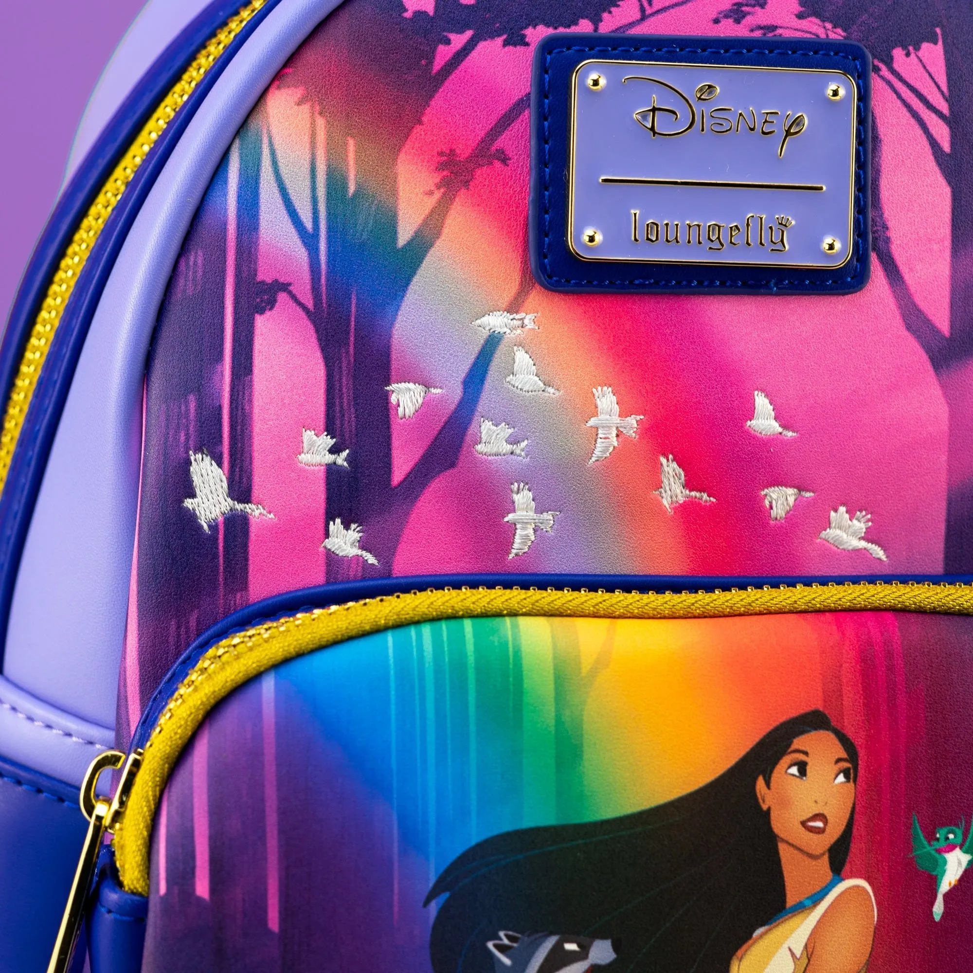 Loungefly x Disney Pocahontas Just Around The River Bend Mini Backpack