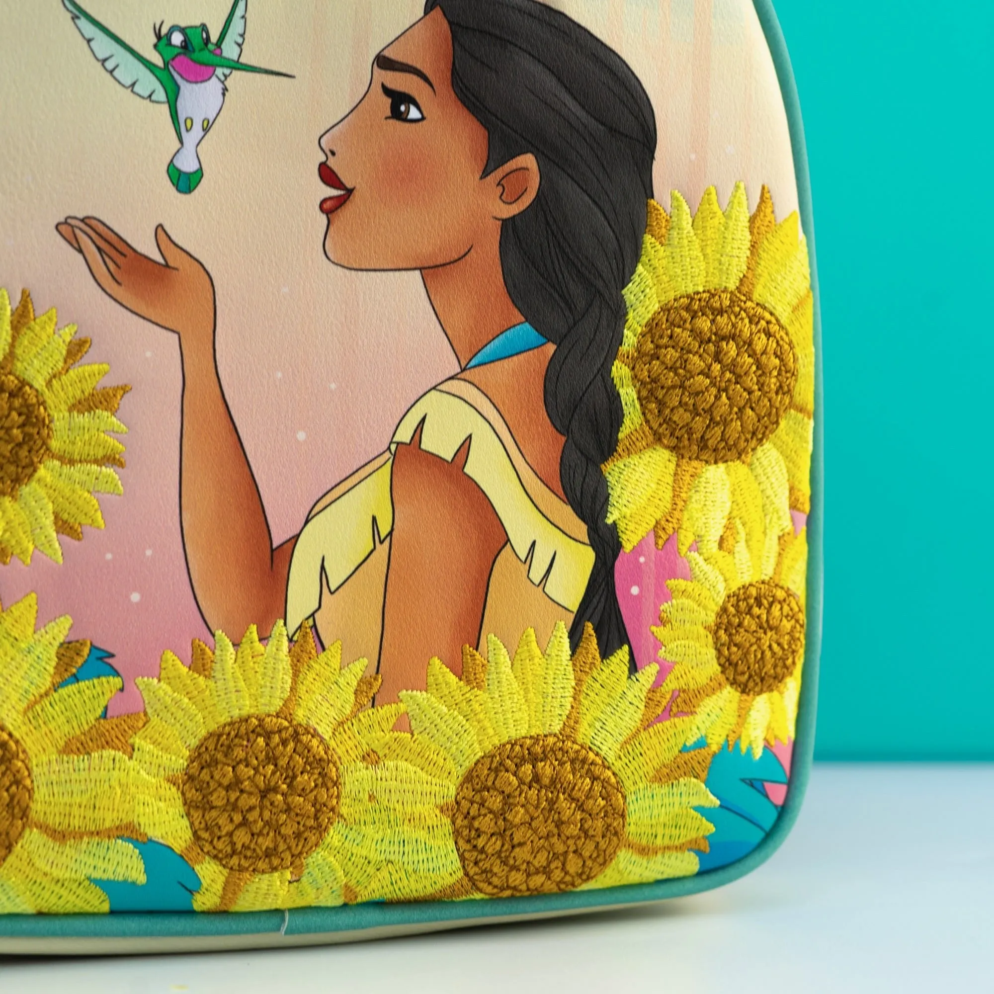 Loungefly x Disney Pocahontas Sunflowers Mini Backpack