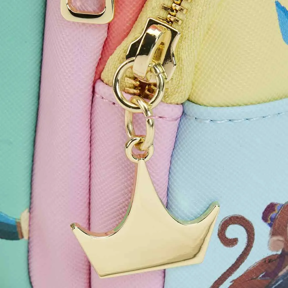 Loungefly x Disney Princess Collage Triple Pocket Mini Backpack