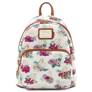 Loungefly x Disney Princess Floral AOP Mini Backpack