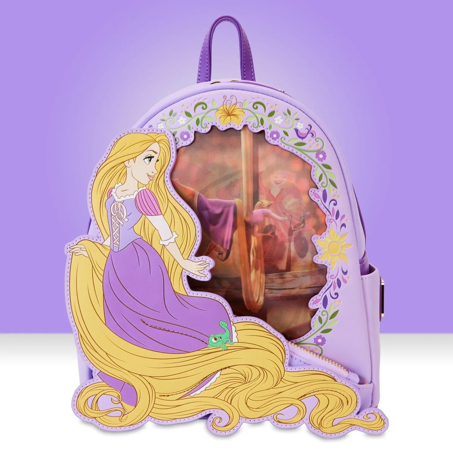 Loungefly x Disney Princess Rapunzel Lenticular Mini Backpack