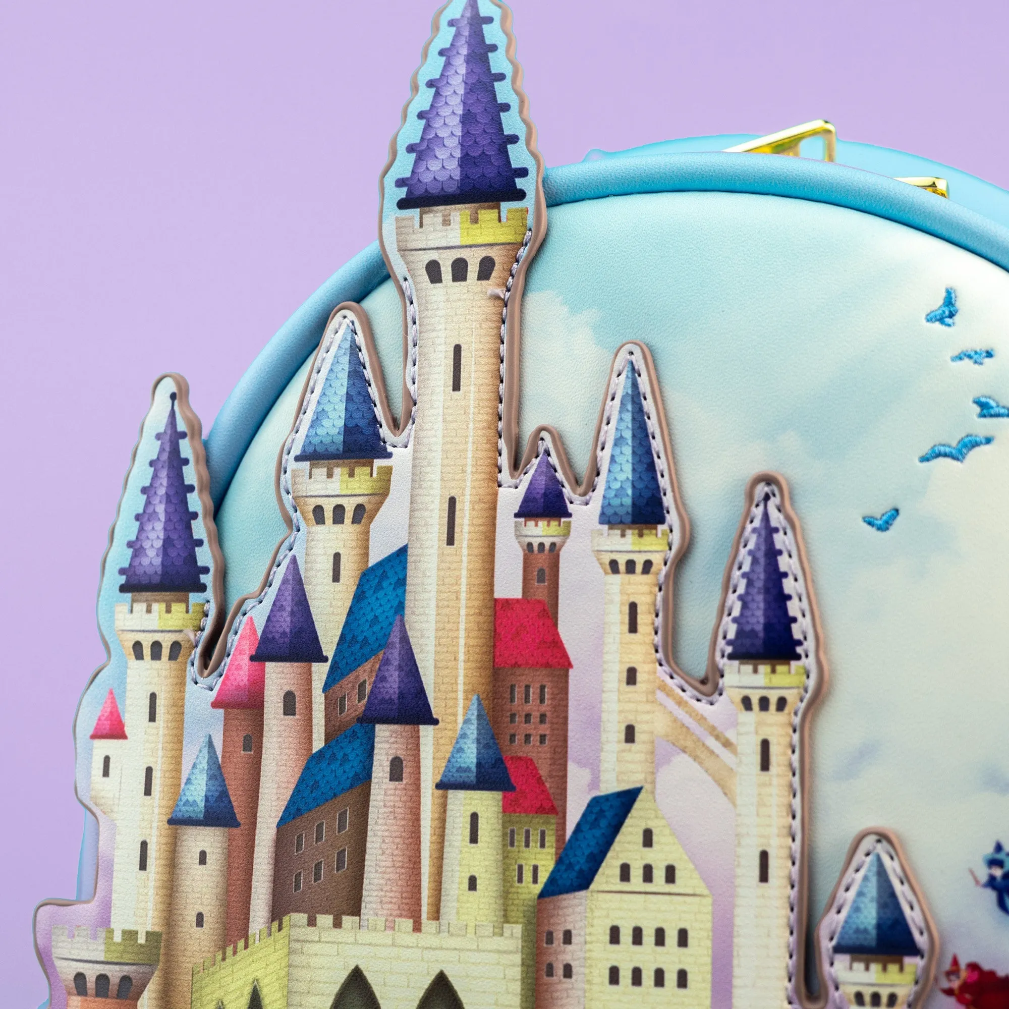 Loungefly x Disney Sleeping Beauty Aurora's Castle Mini Backpack