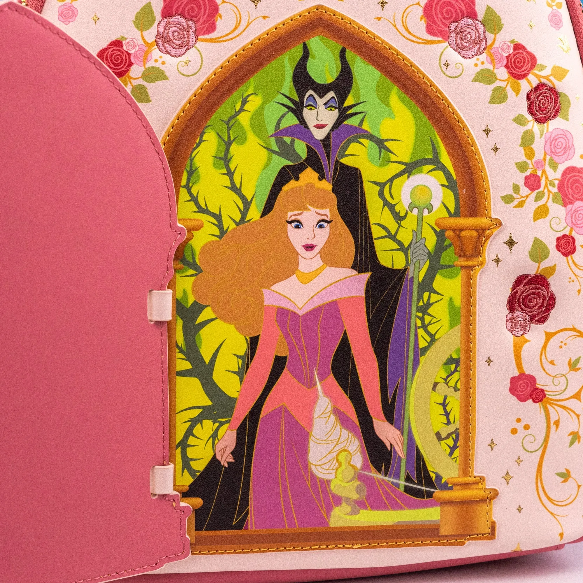 Loungefly x Disney Sleeping Beauty Interactive Castle Mini Backpack