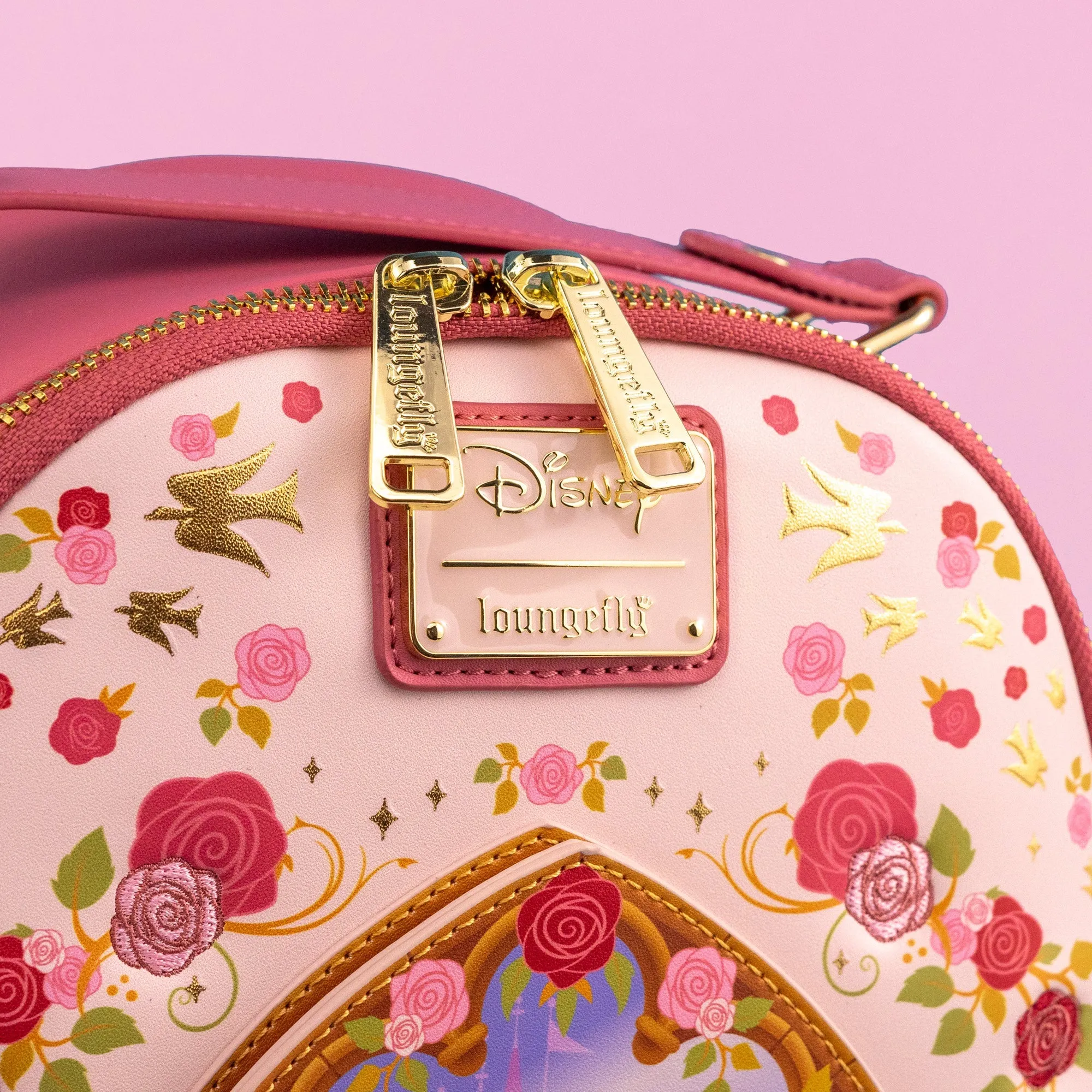Loungefly x Disney Sleeping Beauty Interactive Castle Mini Backpack