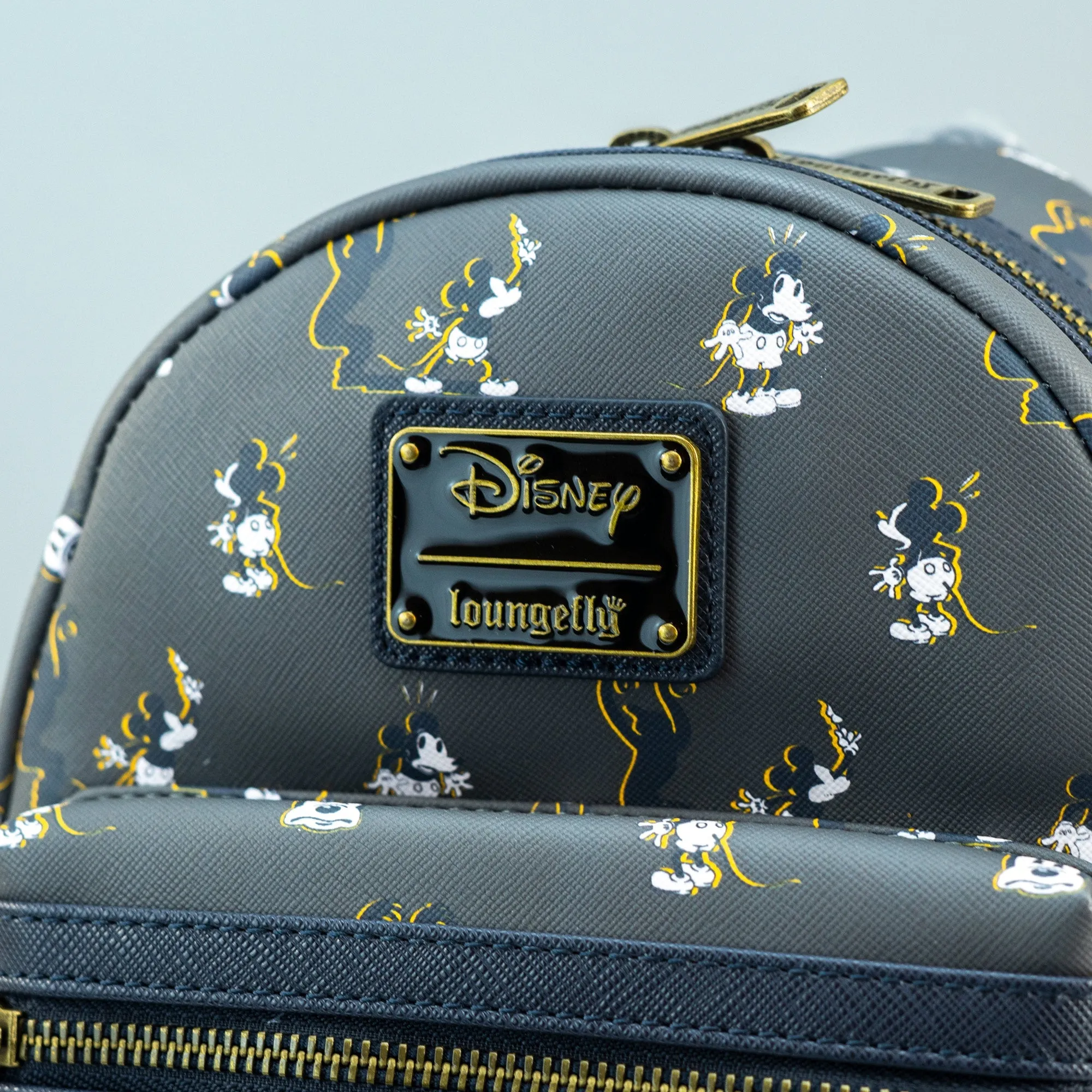 Loungefly x Disney Spooked Mickey All Over Print Mini Backpack