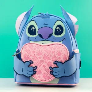 Loungefly x Disney Stitch Holding Heart Cosplay Mini Backpack