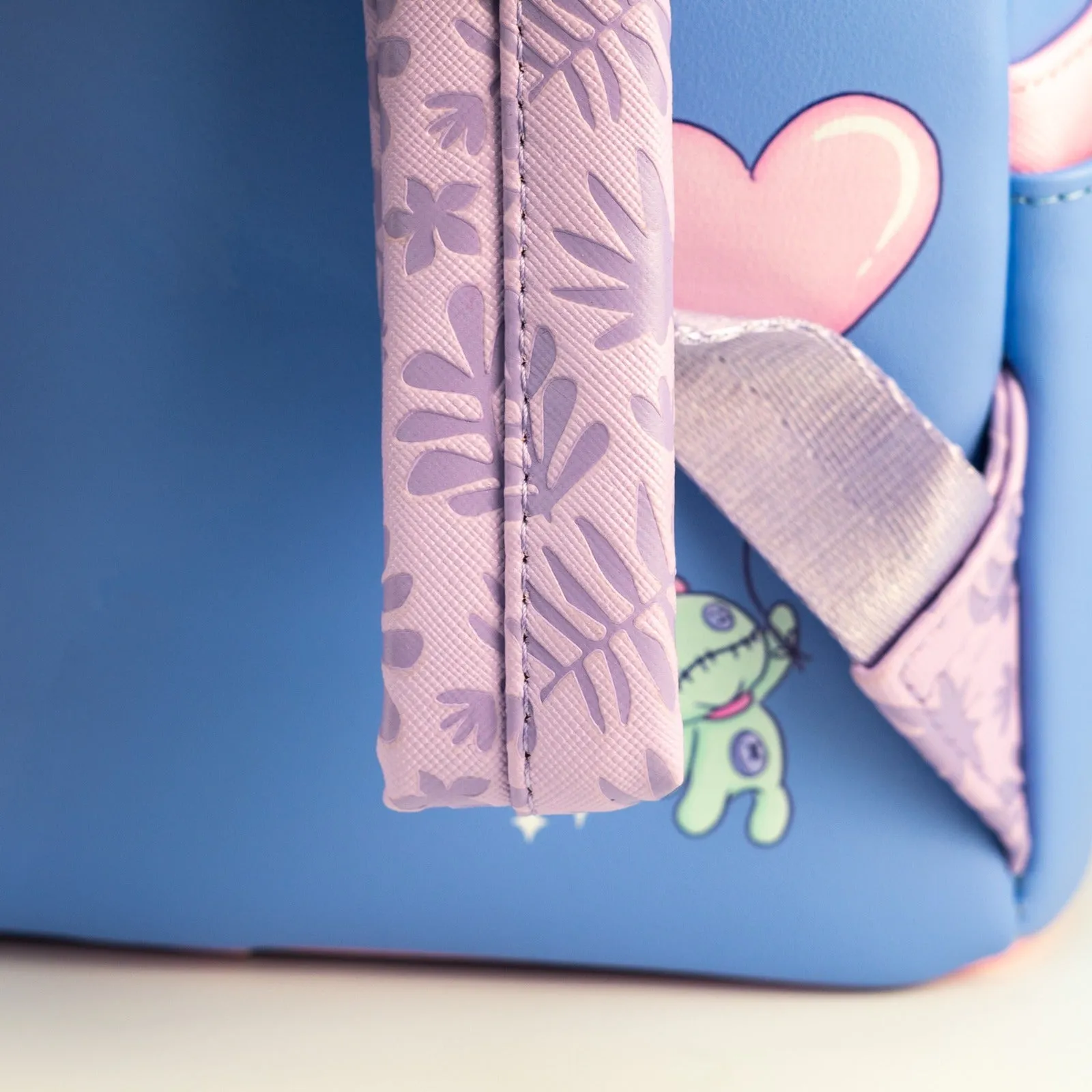 Loungefly x Disney Stitch Holding Heart Cosplay Mini Backpack