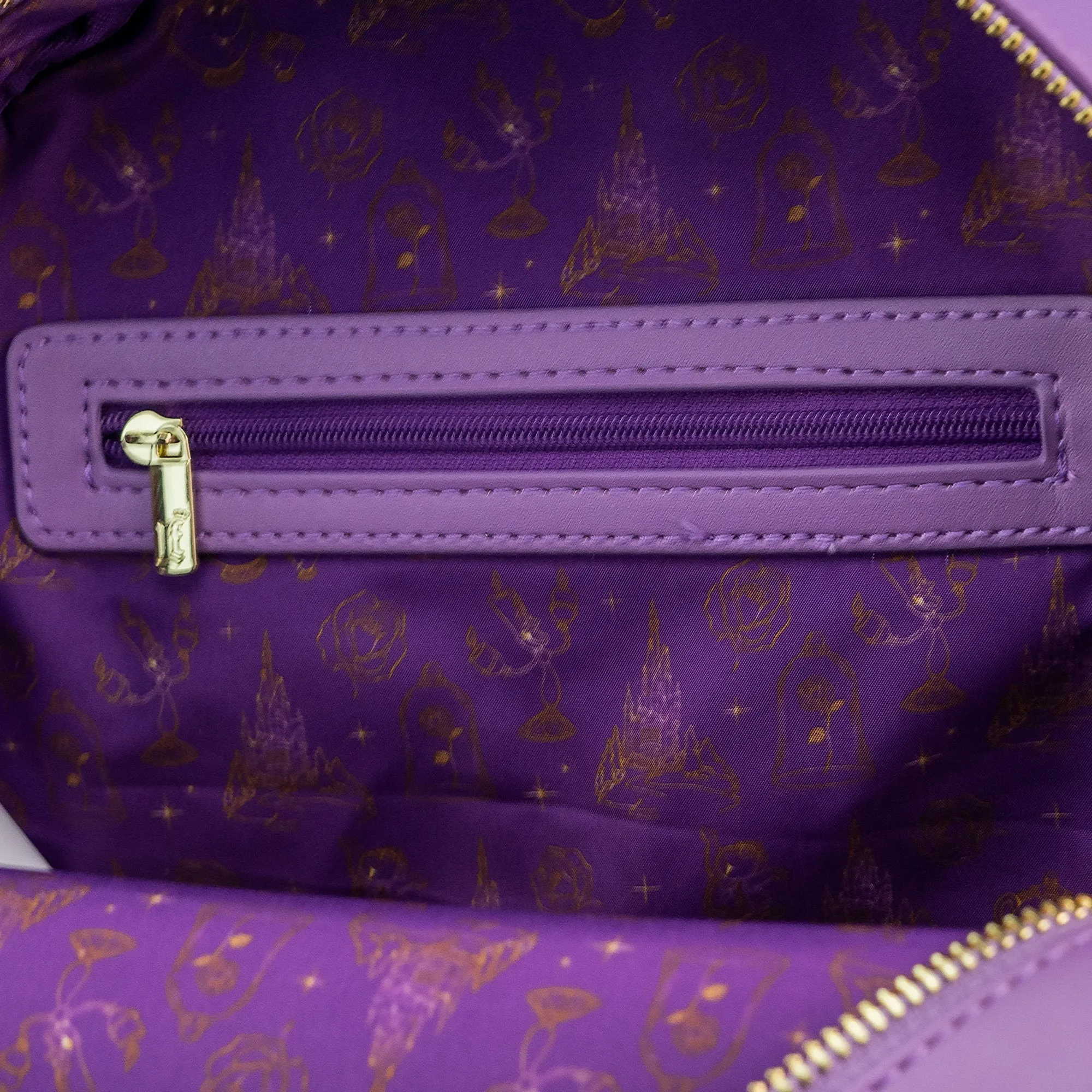 Loungefly x Disney The Beauty and The Beast Castle Window Mini Backpack