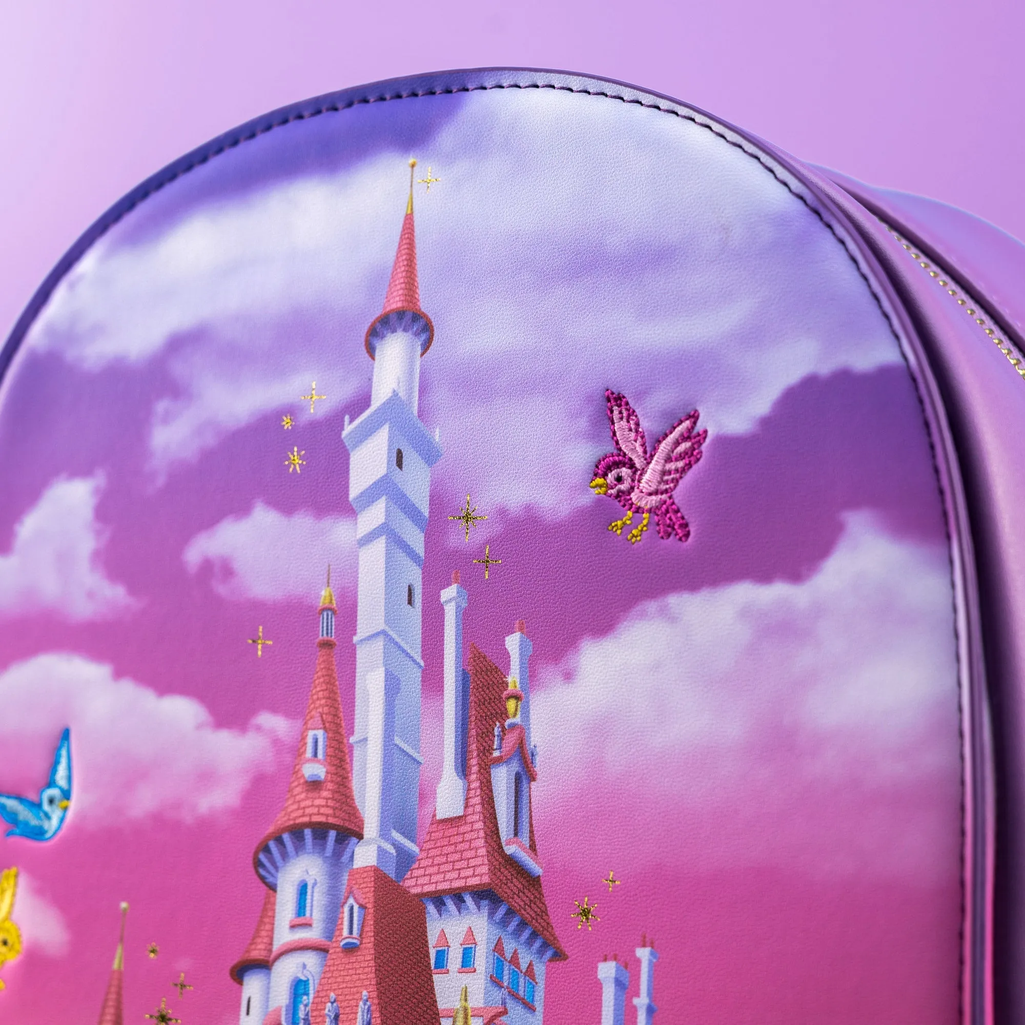 Loungefly x Disney The Beauty and The Beast Castle Window Mini Backpack