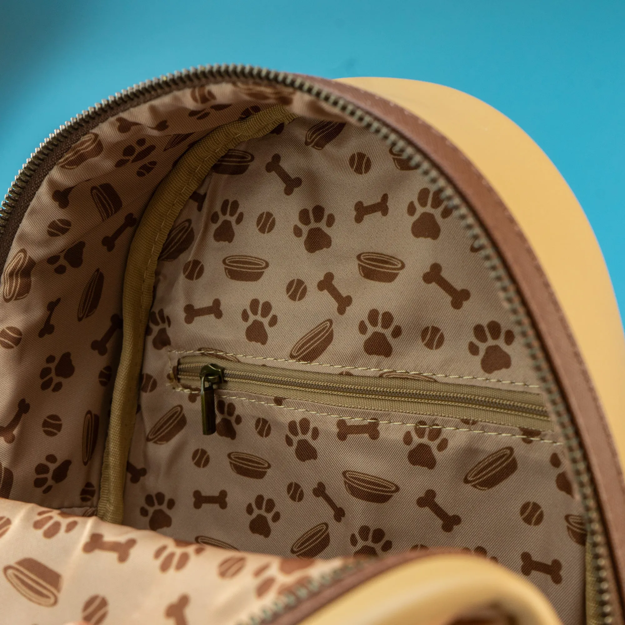 Loungefly x Disney the Dogs of Disney Corduroy Pocket Mini Backpack