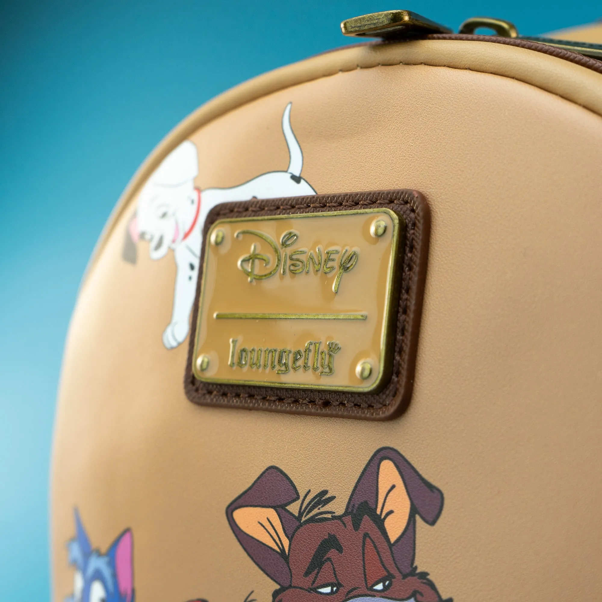 Loungefly x Disney the Dogs of Disney Corduroy Pocket Mini Backpack